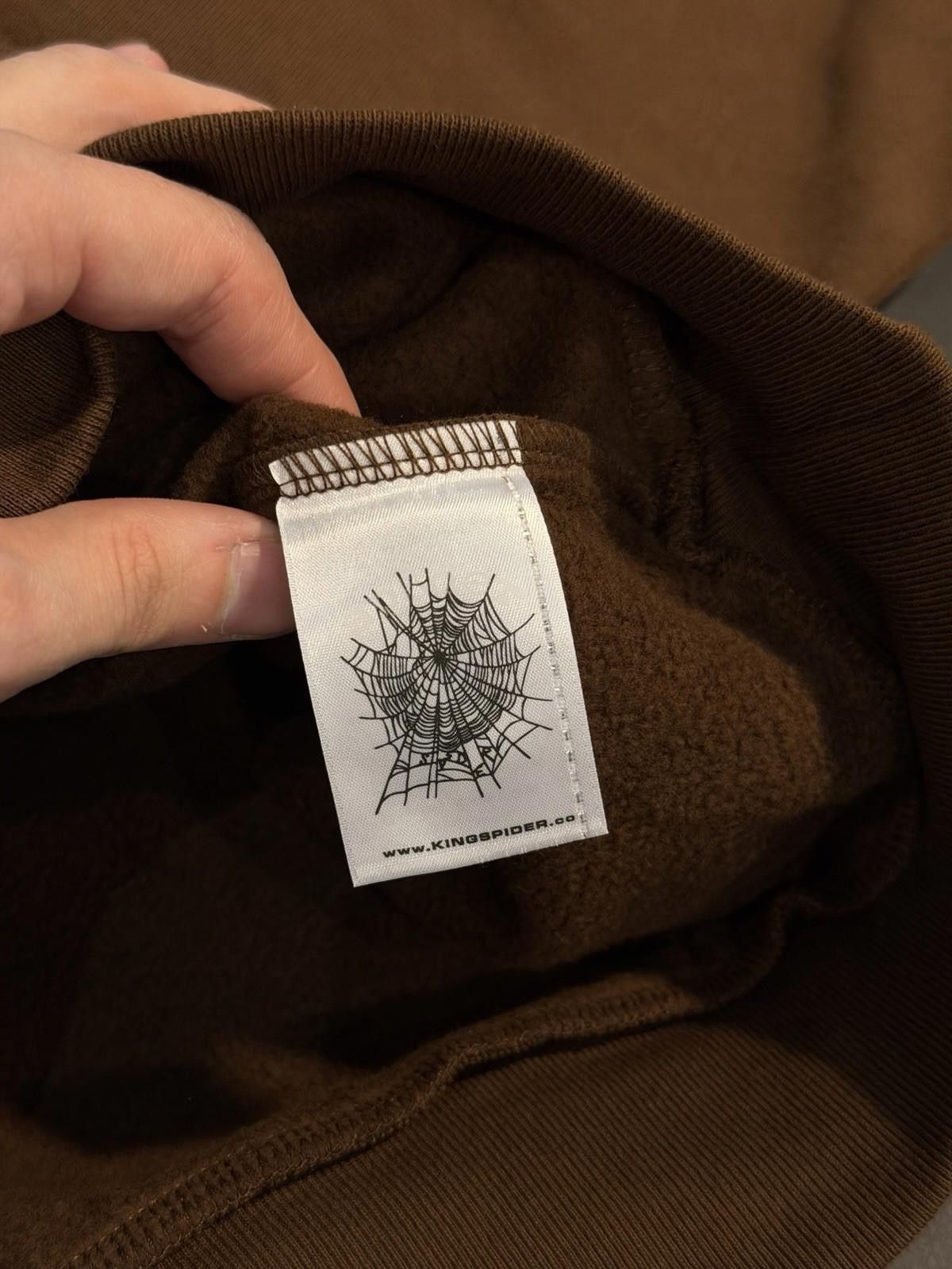 Sp5der Sp5der Worldwide Brown Crystal Hoodie Size (M) (NEW) Size US M / EU 48-50 / 2 - 7 Thumbnail