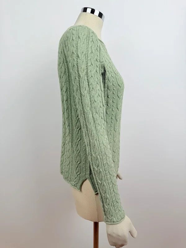 Lauren Ralph Lauren Maglia Ralph Lauren cotone trecce verde Donna L Size L / US 10 / IT 46 - 3 Thumbnail