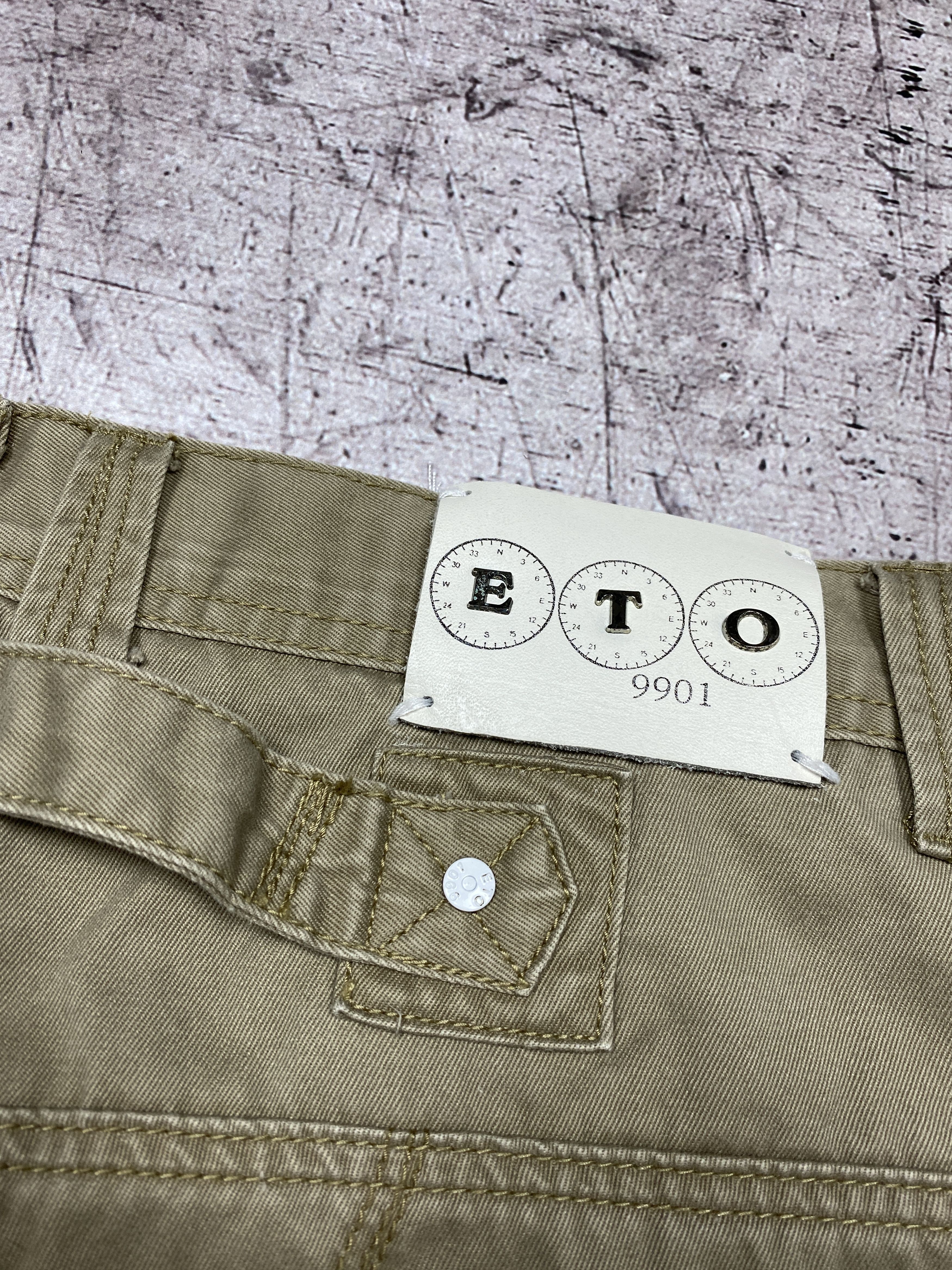 20471120 ETO Denim Vintage Mens Pants Jeans Size US 34 / EU 50 - 8 Thumbnail