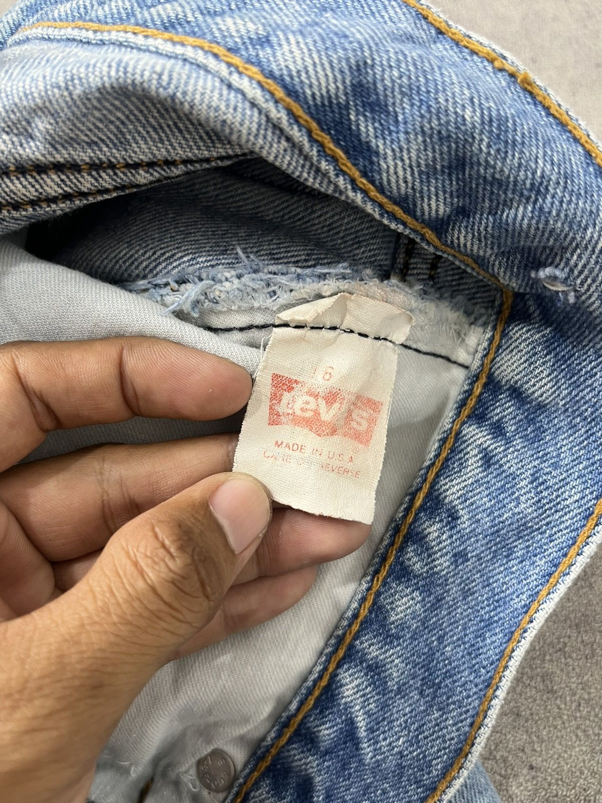 Levi's Vintage Clothing Levis 1605-1206 usa made 80’s tapered jeans Size US 30 / EU 46 - 8 Thumbnail