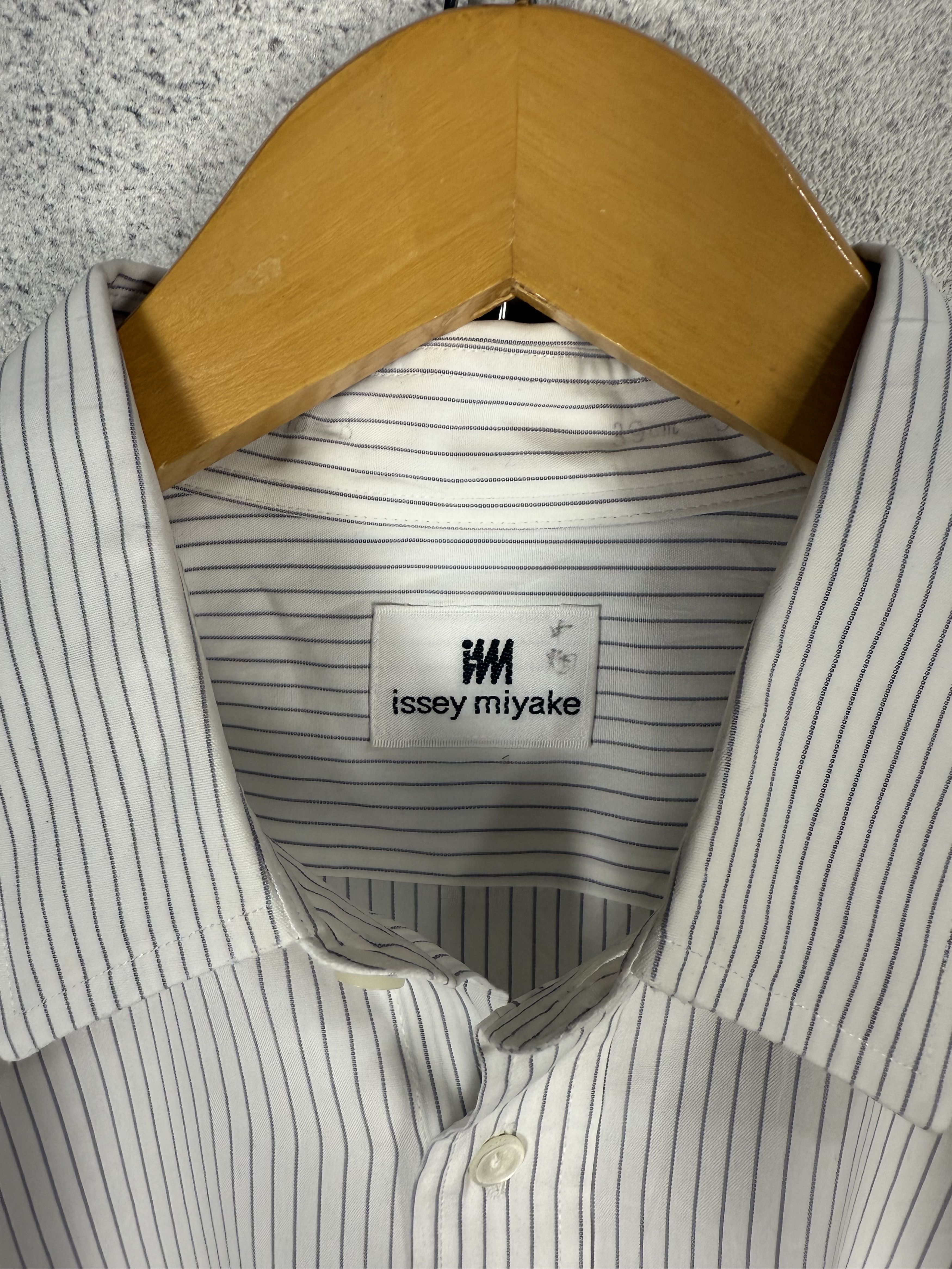 Issey Miyake Vintage Issey Miyake Striped Button Up Shirt Size US S / EU 44-46 / 1 - 4 Thumbnail