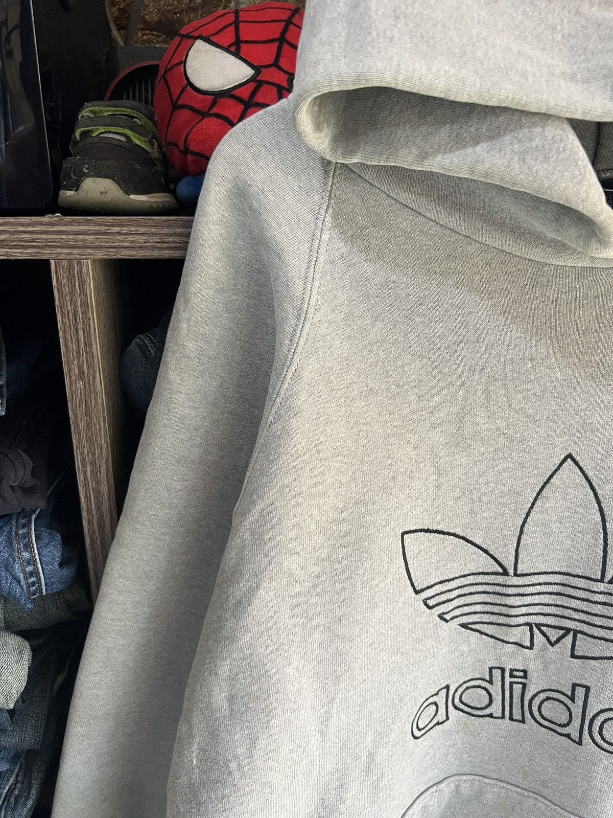 Adidas 🔥Vintage Adidas Trefoil Made in Usa Hoodies Size US XL / EU 56 / 4 - 5 Thumbnail