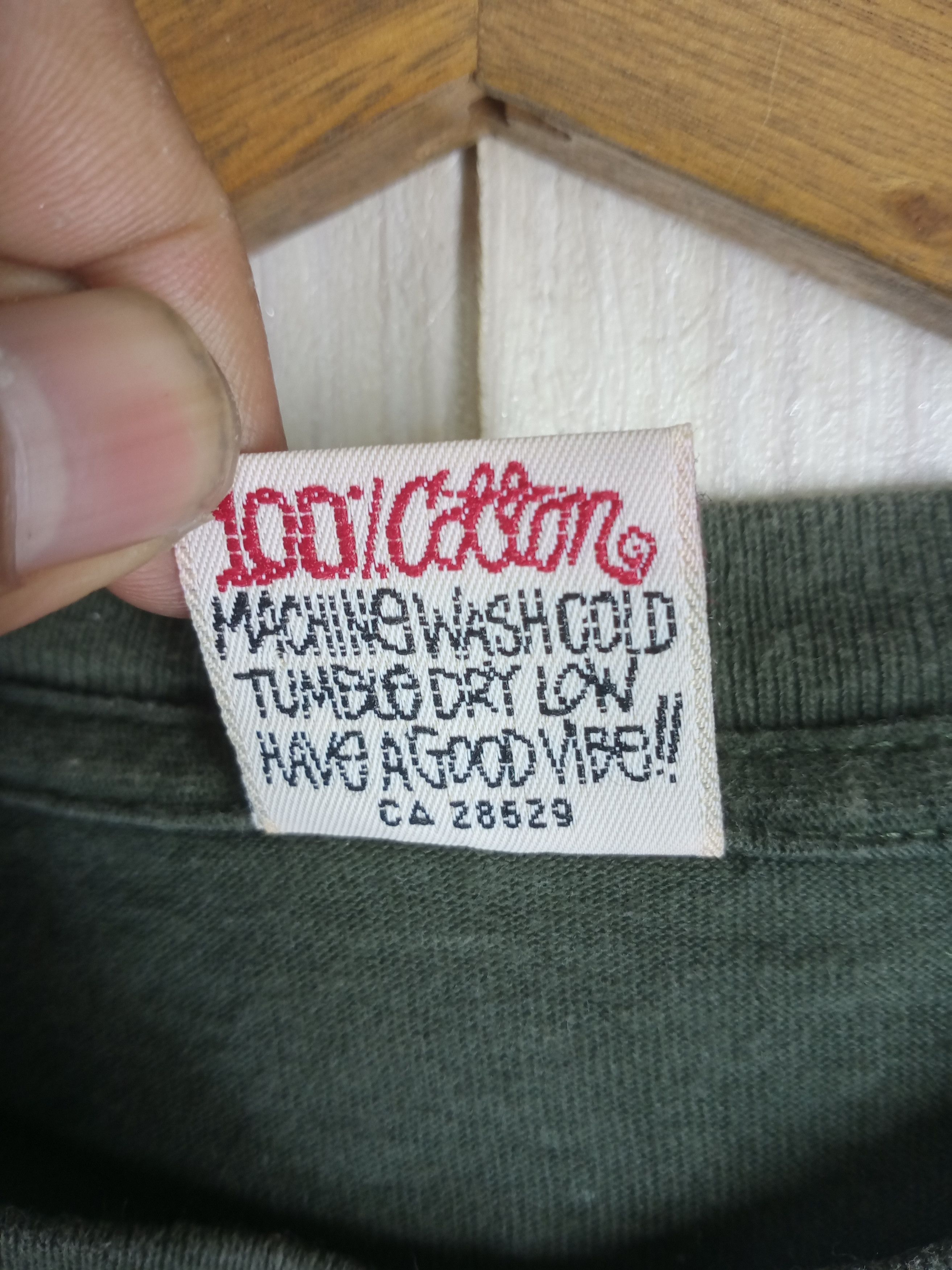 Stussy Very Rare Vintage 80s Stussy Big Logo Tshirt Size US L / EU 52-54 / 3 - 8 Thumbnail