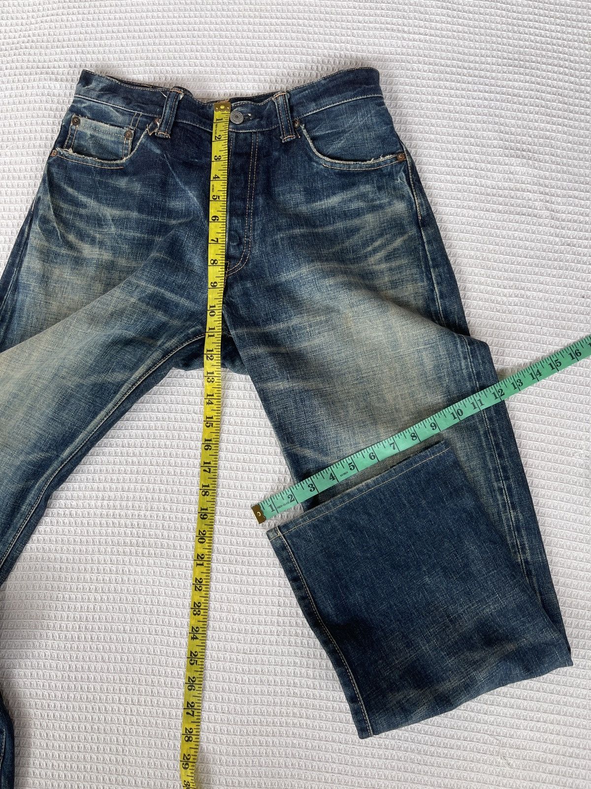 Eternal Last Drop🔥Rare🔥Vintage ETERNAL JAPAN Selvedge Denim Jeans Size US 31 - 22 Thumbnail