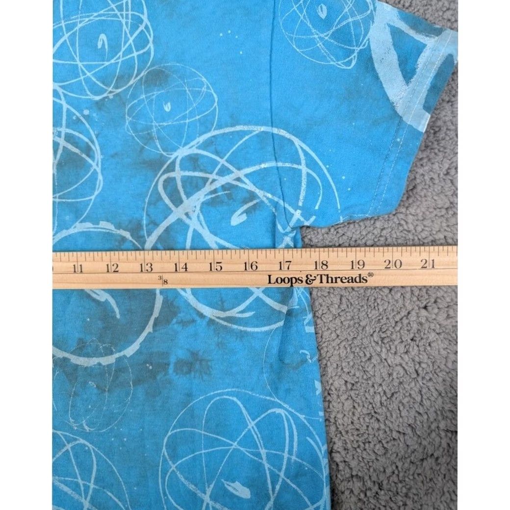 Vintage Futura Laboratories Shirt Mens Small Blue Atoms Tie Dye All Over Print Japan Size US S / EU 44-46 / 1 - 6 Thumbnail