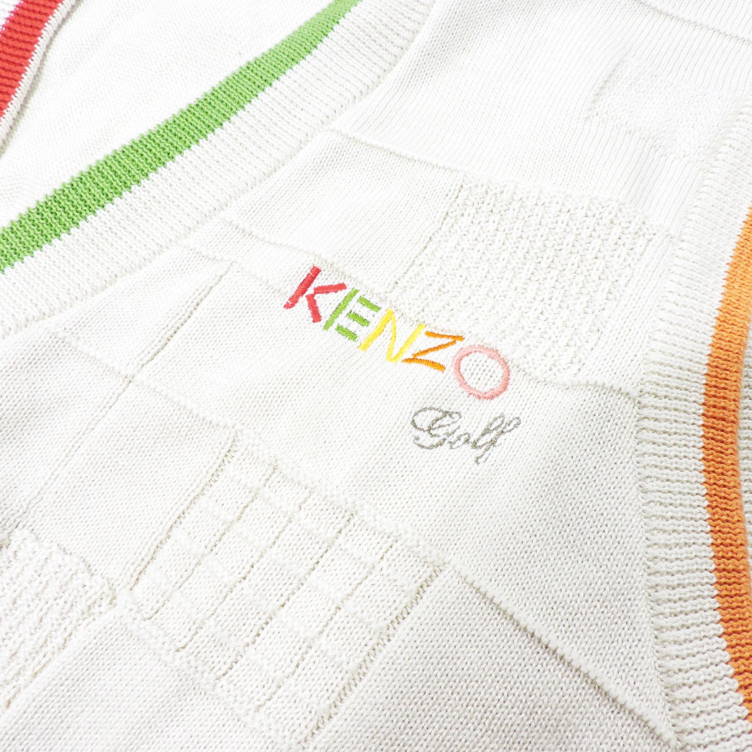 Kenzo KENZO GOLF GEOMETRY MULTICOLOUR KNIT VEST Size US XL / EU 56 / 4 - 8 Thumbnail