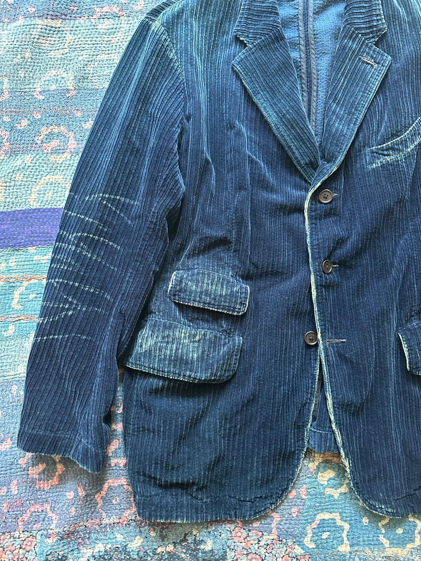 RRL Ralph Lauren RRL Indigo Corduroy Blazer XL Reworked Like New Size US XL / EU 56 / 4 - 3 Thumbnail