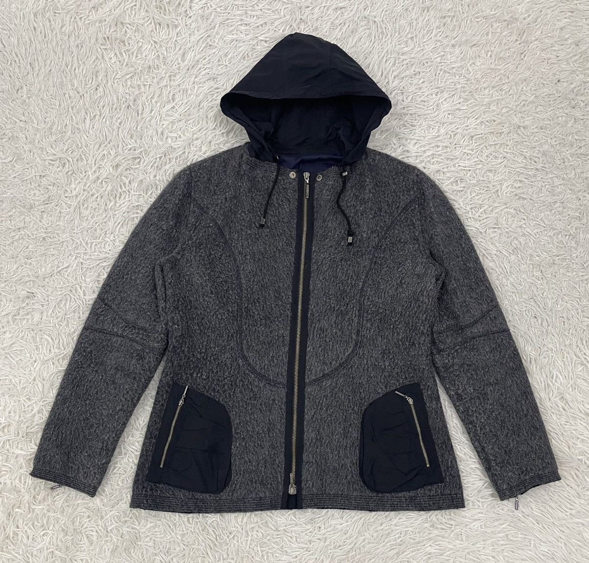 Hiroko Koshino Homme Hiroko Bis Hiroko Koshino Jacket Hooded Size S / US 4 / IT 40 - 1 Thumbnail