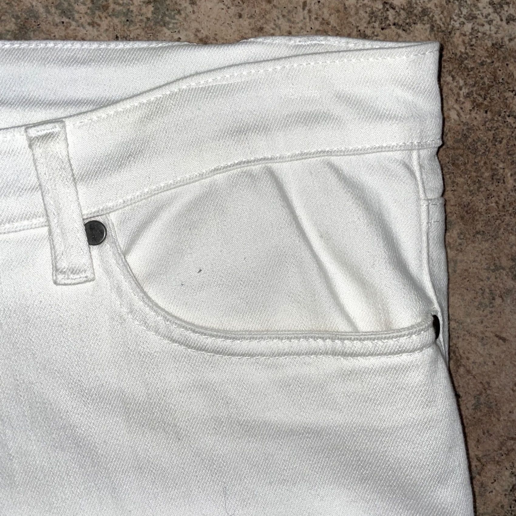 Eileen Fisher Eileen Fisher Pants Womens Size S White Cropped Size 28" / US 6 / IT 42 - 2 Thumbnail