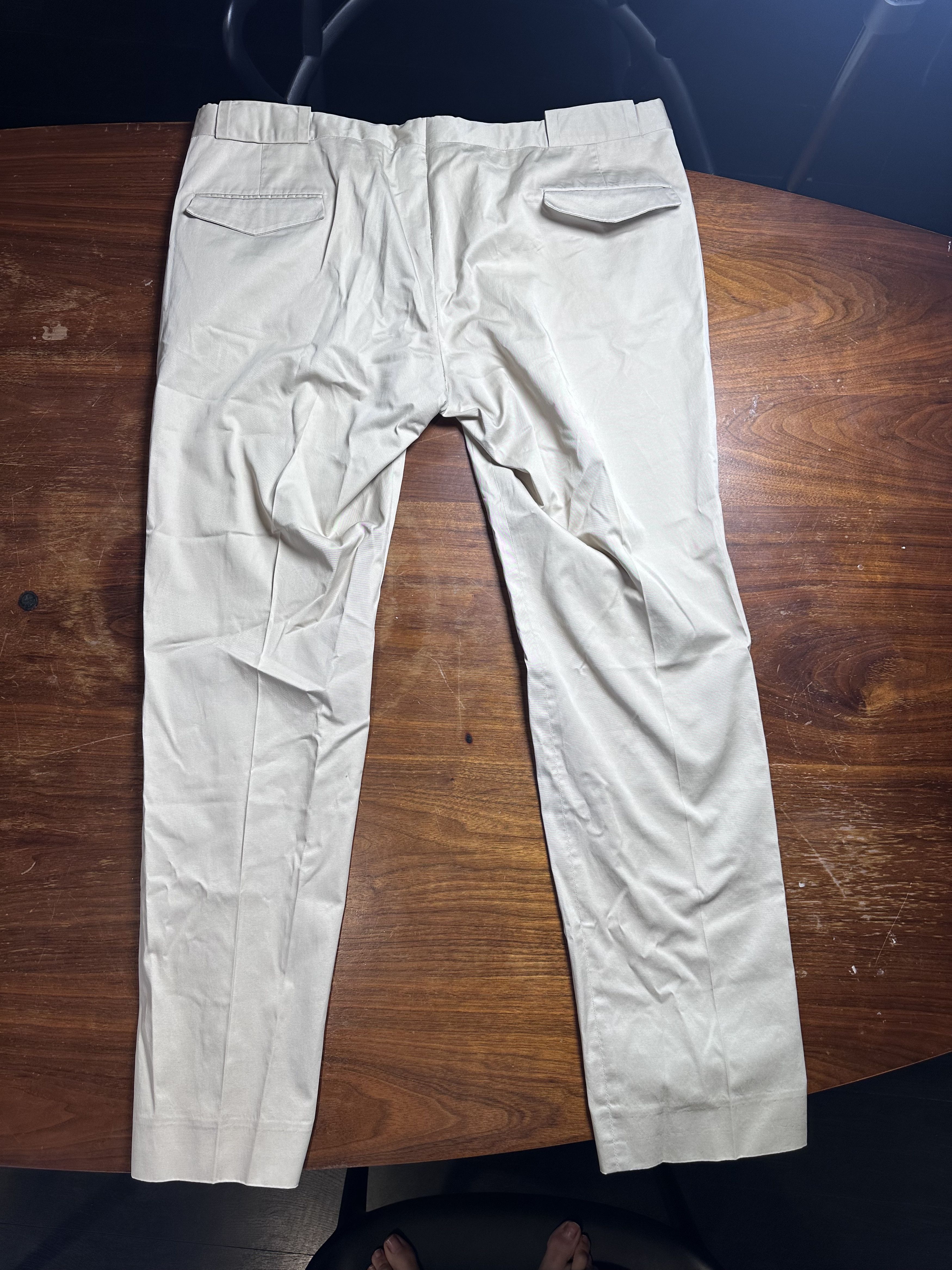 Z Zegna Z Zegna Narrow Fit Khaki Chino Trousers Pants Size US 40 / EU 56 - 5 Thumbnail