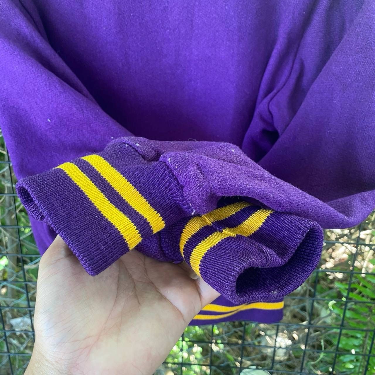 Holloway Vintage Holloway Purple Varsity Jacket Size L / US 10 / IT 46 - 11 Thumbnail
