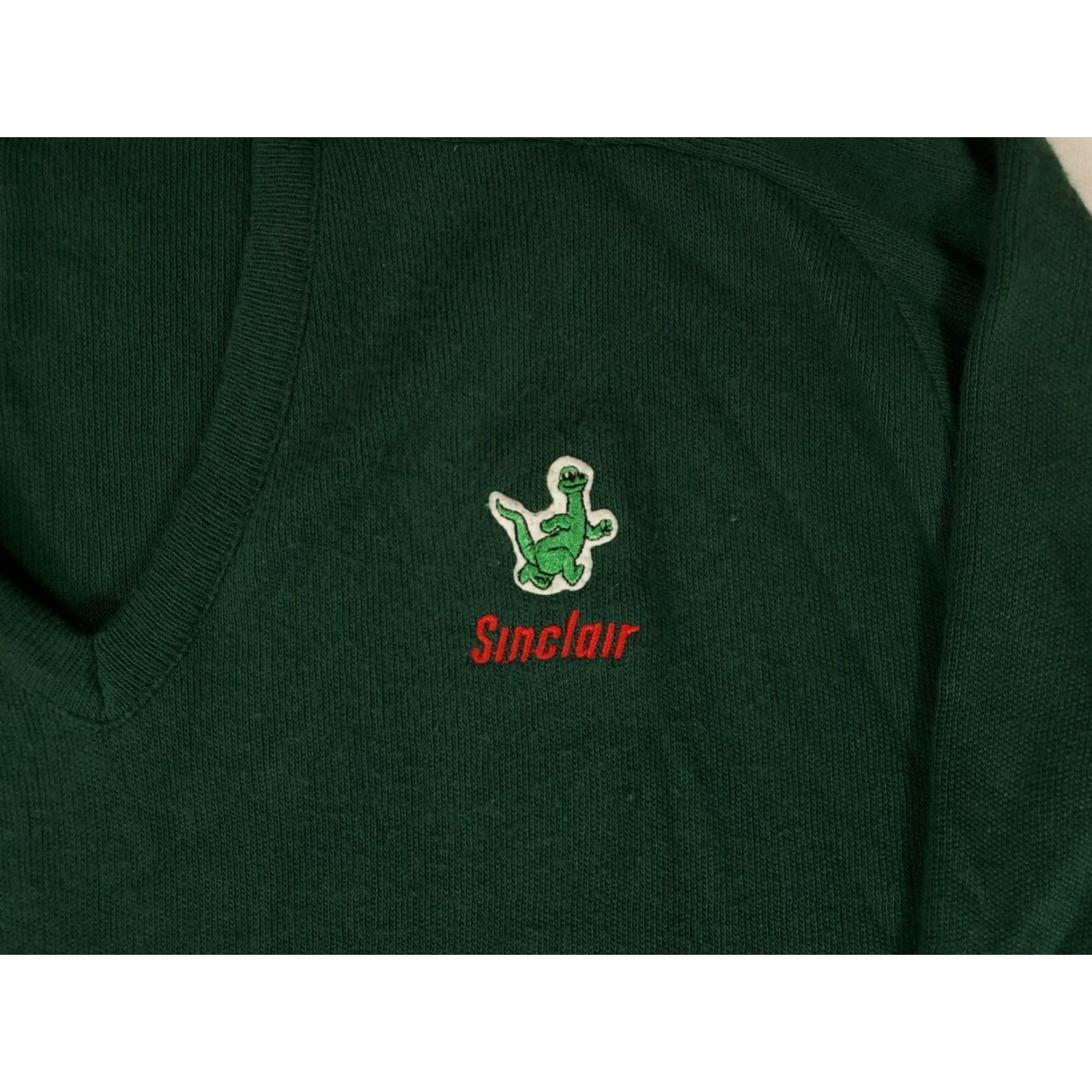 Vintage VINTAGE Sinclair Oil VTG Classics by Pine State Sweater Mens L Green Made USA Size US L / EU 52-54 / 3 - 2 Thumbnail