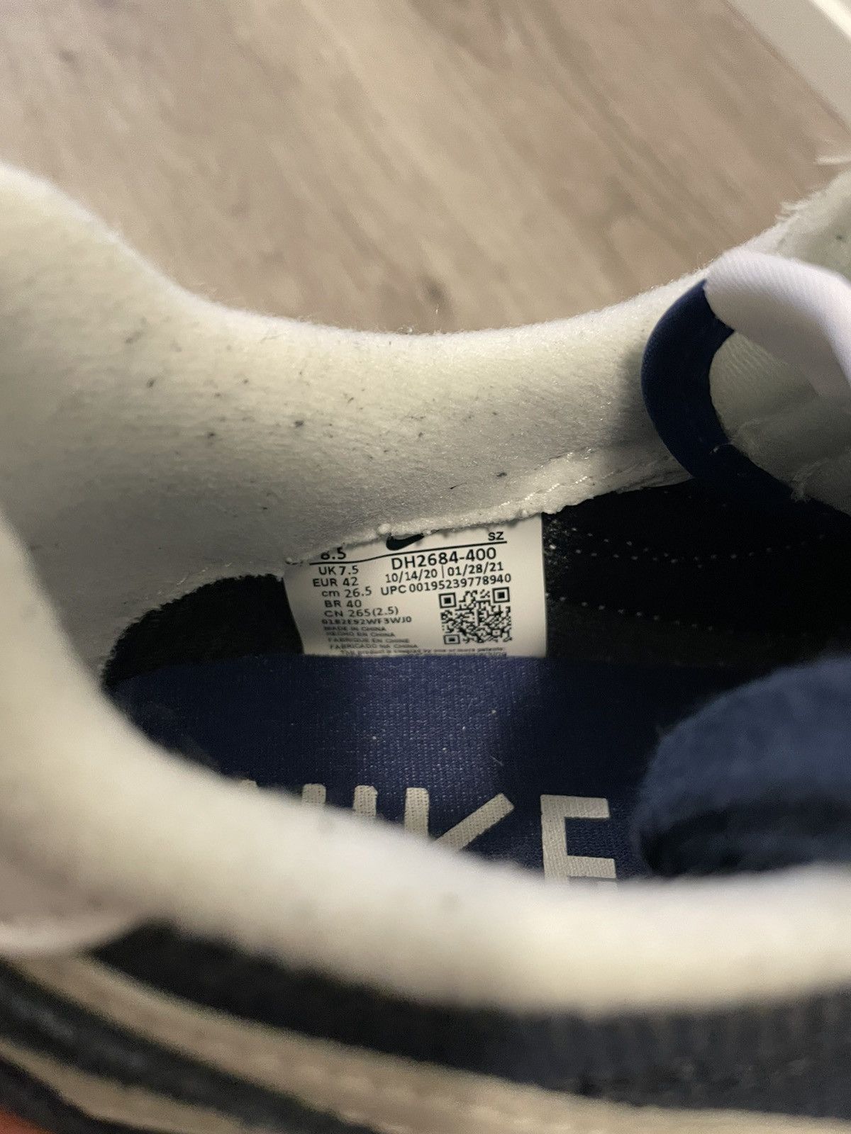 Nike × Sacai Nike x Sacai Fragement LDWaffle - Blue Void 2021 Size US 8.5 / EU 41-42 - 4 Thumbnail