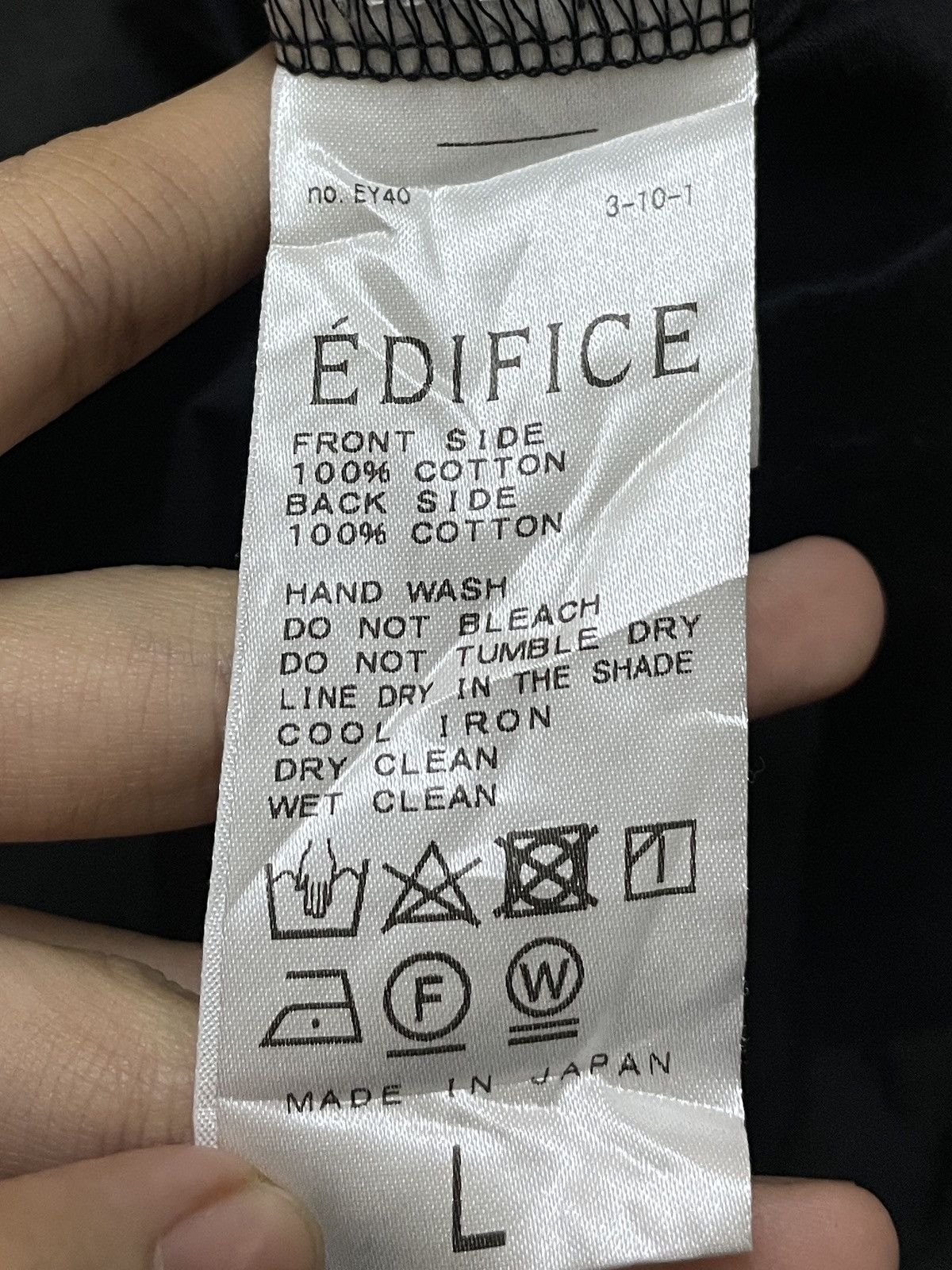 Edifice Japan × Japanese Brand Rare Design Vintage Japanese Brand Edifice T-shirt 2000s Size US L / EU 52-54 / 3 - 11 Thumbnail
