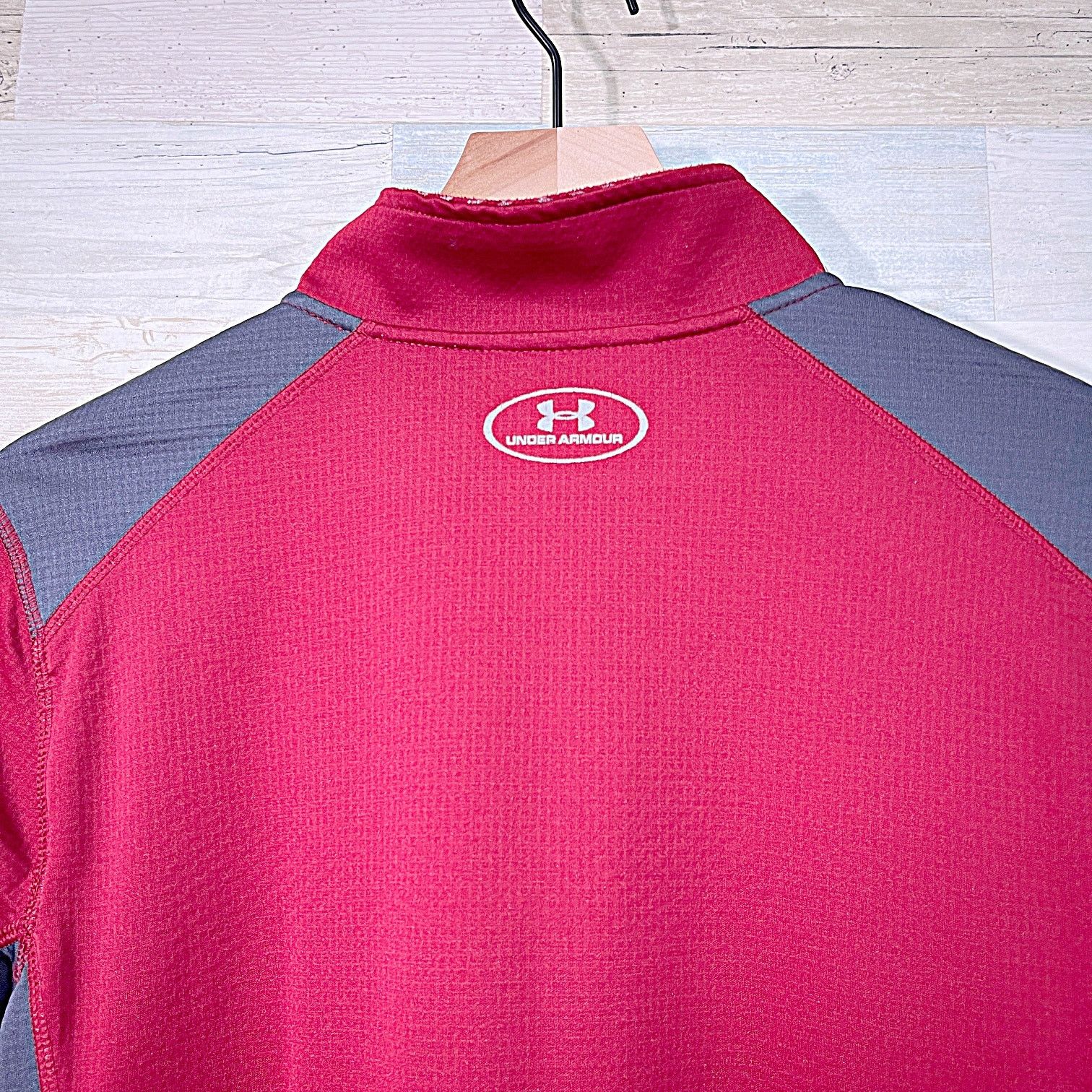 Under Armour UNDER ARMOUR 1/4 Zip Performance Pullover Red Mens Small Size US S / EU 44-46 / 1 - 4 Thumbnail