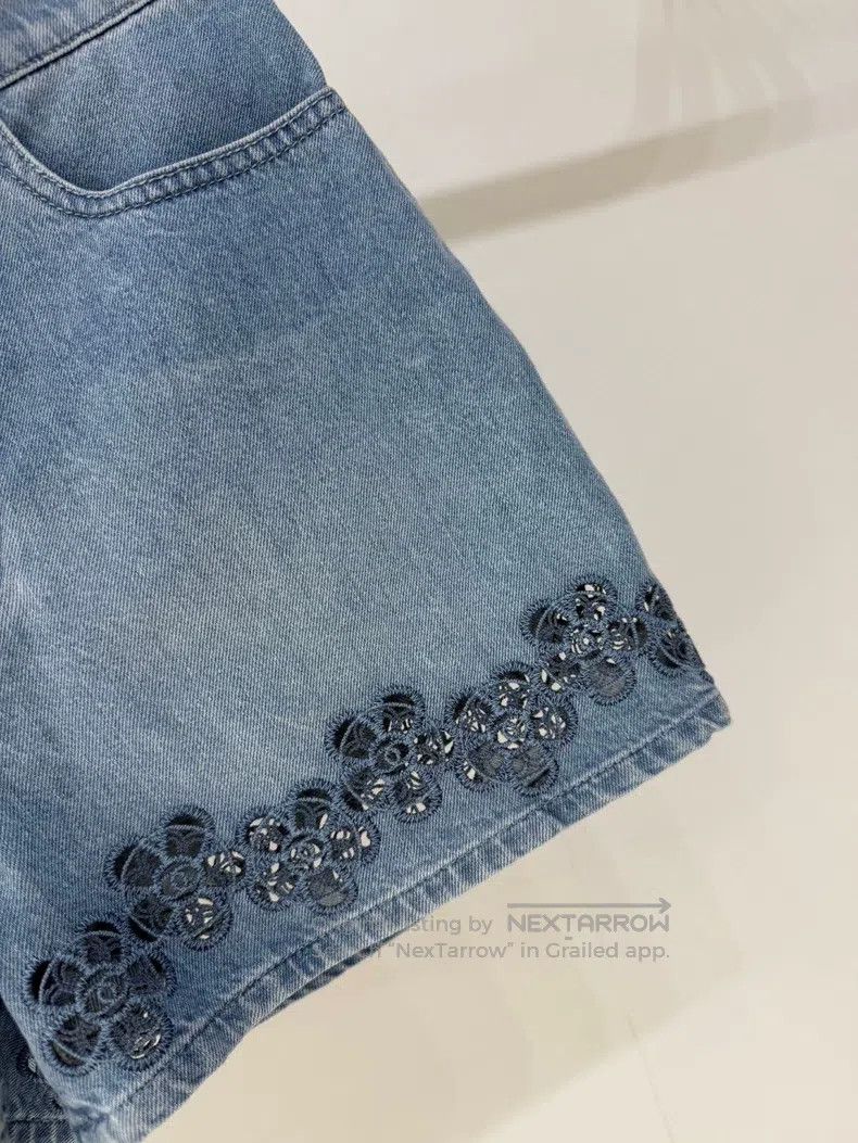 Chanel Chanel 24P hollow denim shorts Size 42" / US 20 - 3 Thumbnail