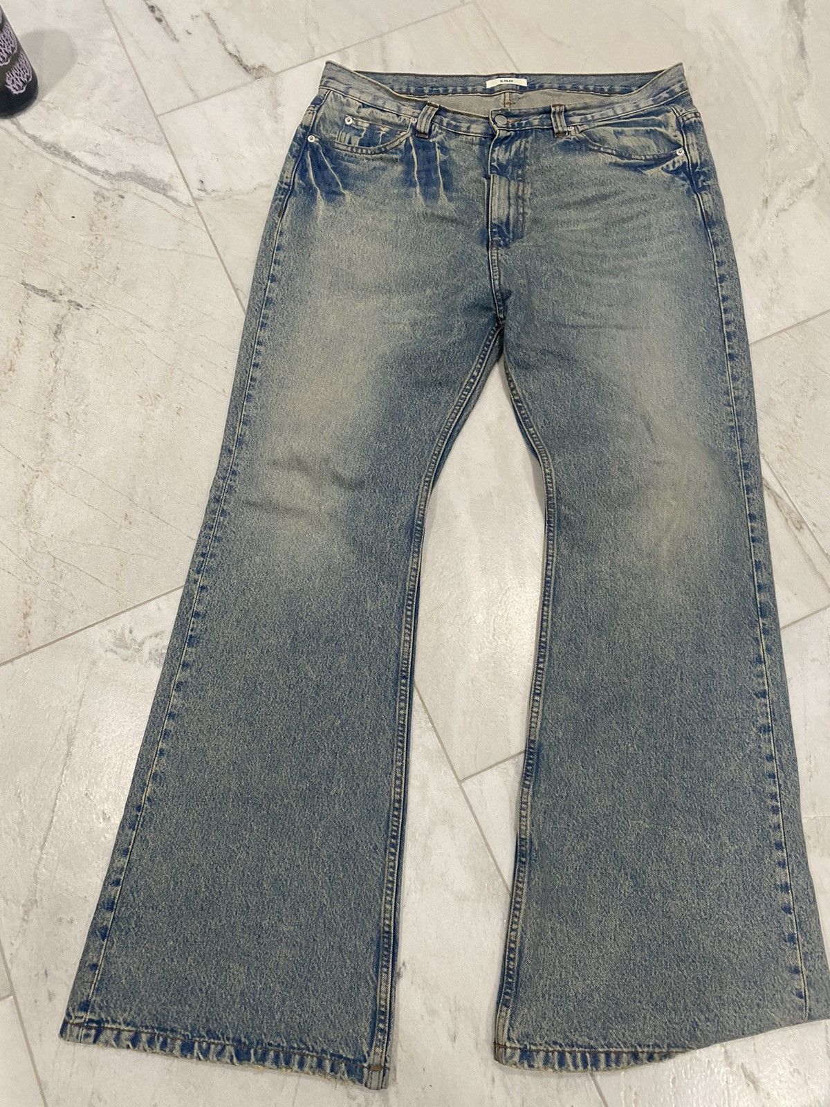 image of Ojardorf O. Files 969 Vintage Indigo Denim in White, Men's (Size 34)