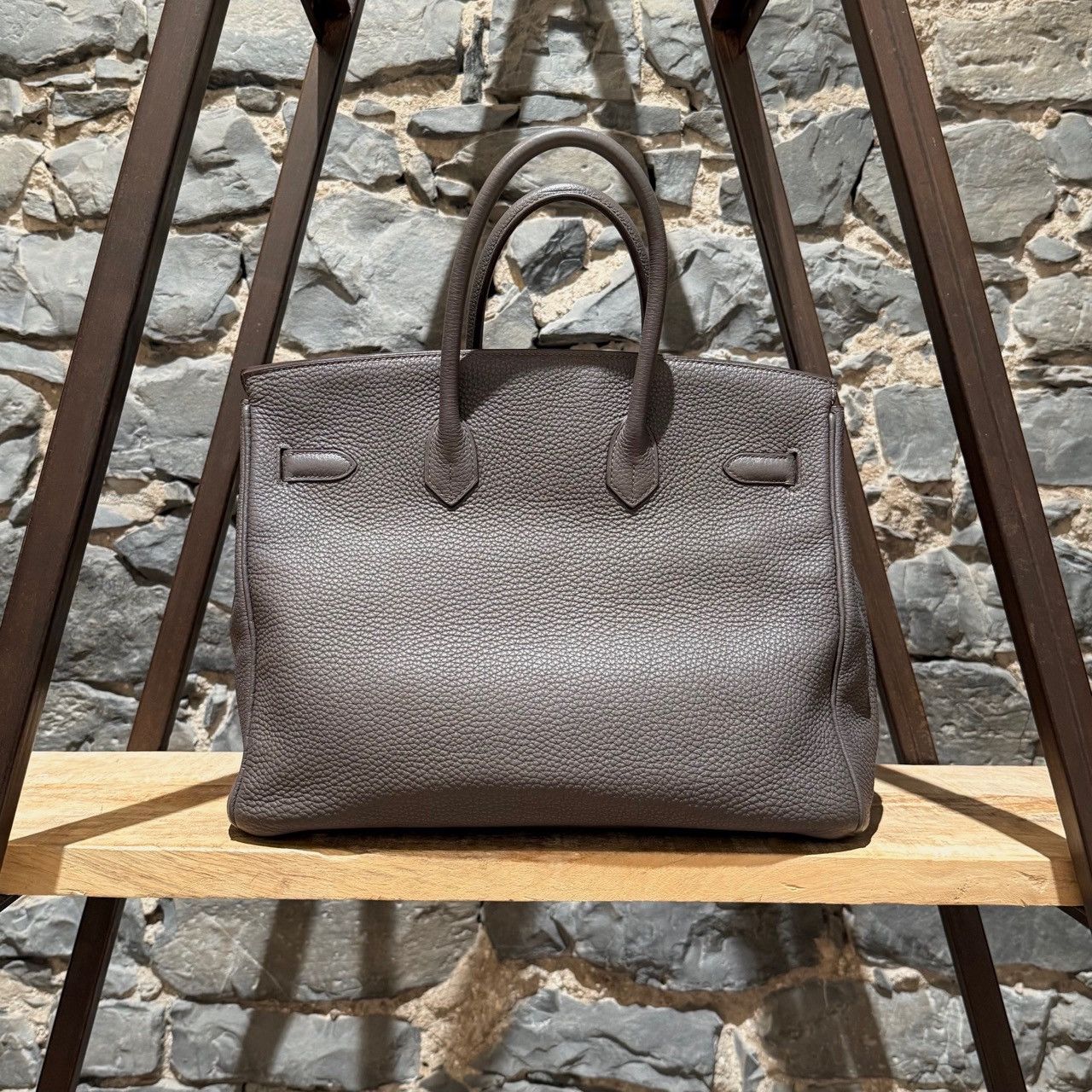 Hermes Hermès 2011 Gris Etain Togo Birkin 35 Bag Size ONE SIZE - 4 Thumbnail
