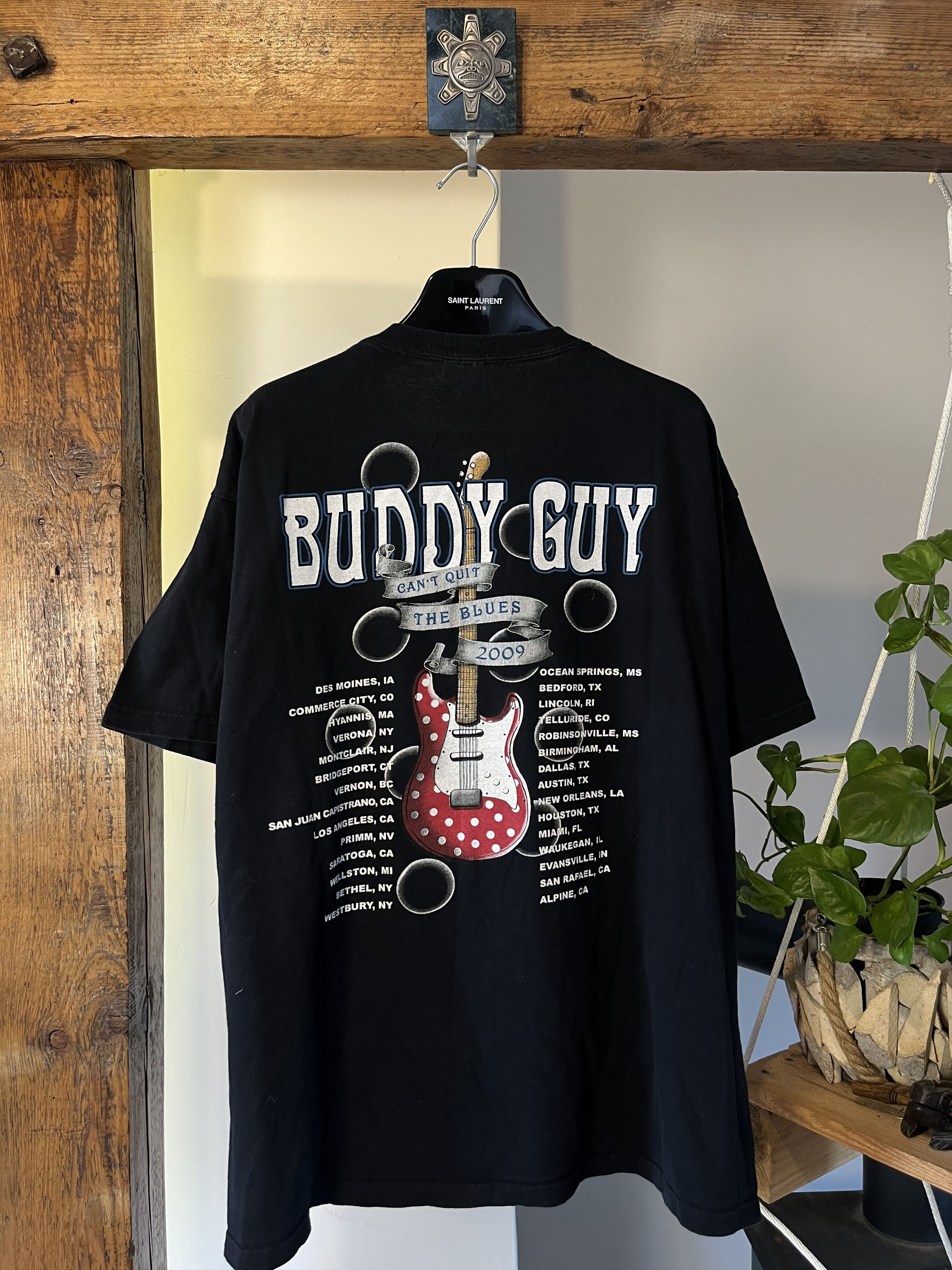 Band Tees Buddy Guy "Can't Quit The Blues" 2009 Size US XL / EU 56 / 4 - 2 Thumbnail