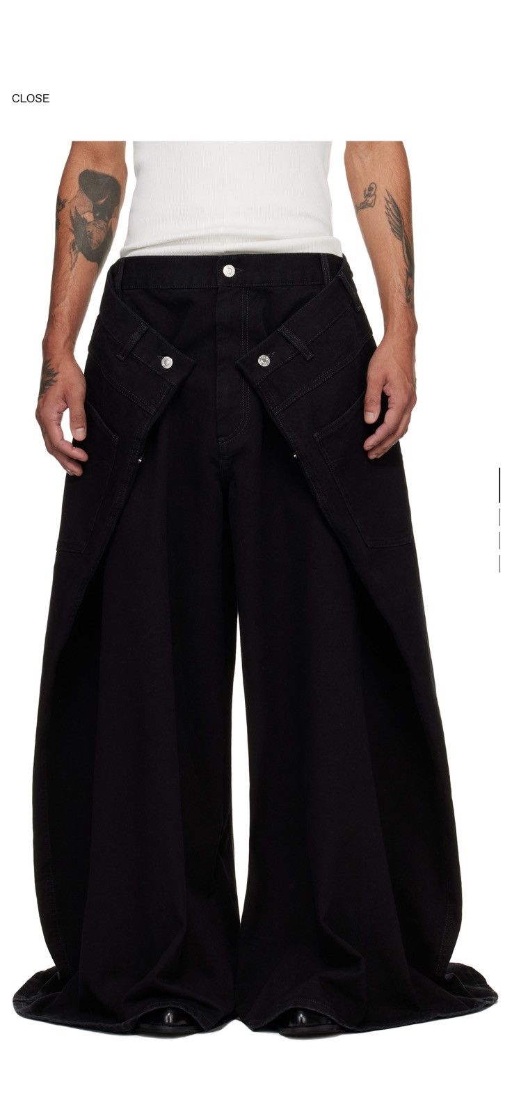 LUU DAN LU’U DAN Black Maxi x Maxi x Maxi Jeans Size US 36 / EU 52 - 1 Thumbnail
