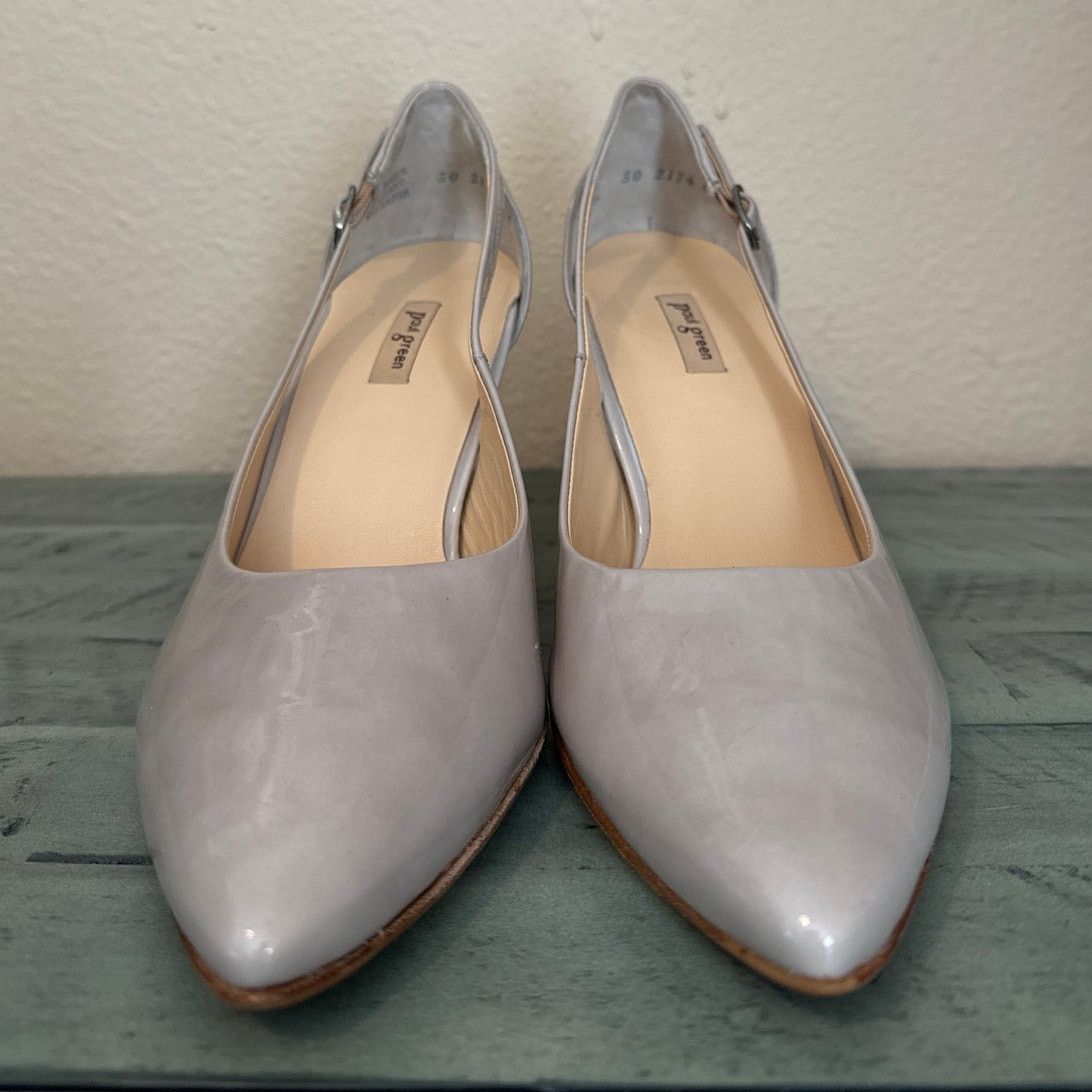 Other Paul Green Contessa Bone Patent Leather Size 9, 3 1/2" Heels Size US 9 / IT 39 - 5 Thumbnail