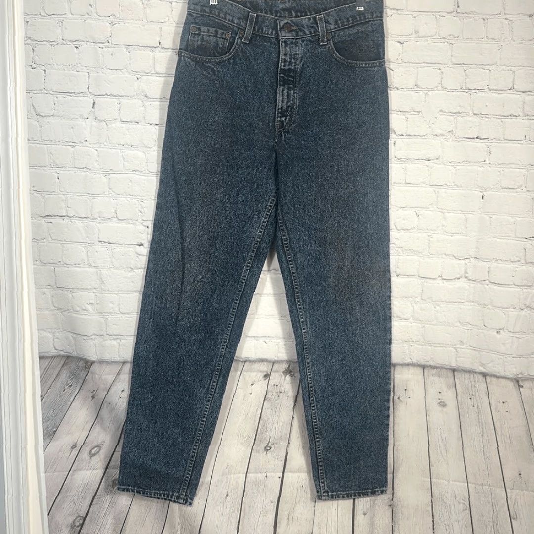 Levi's VINTAGE Levi’s 550 Relaxed Jeans Men 34x34 Stone Blue 90s Size US 34 / EU 50 - 2 Thumbnail