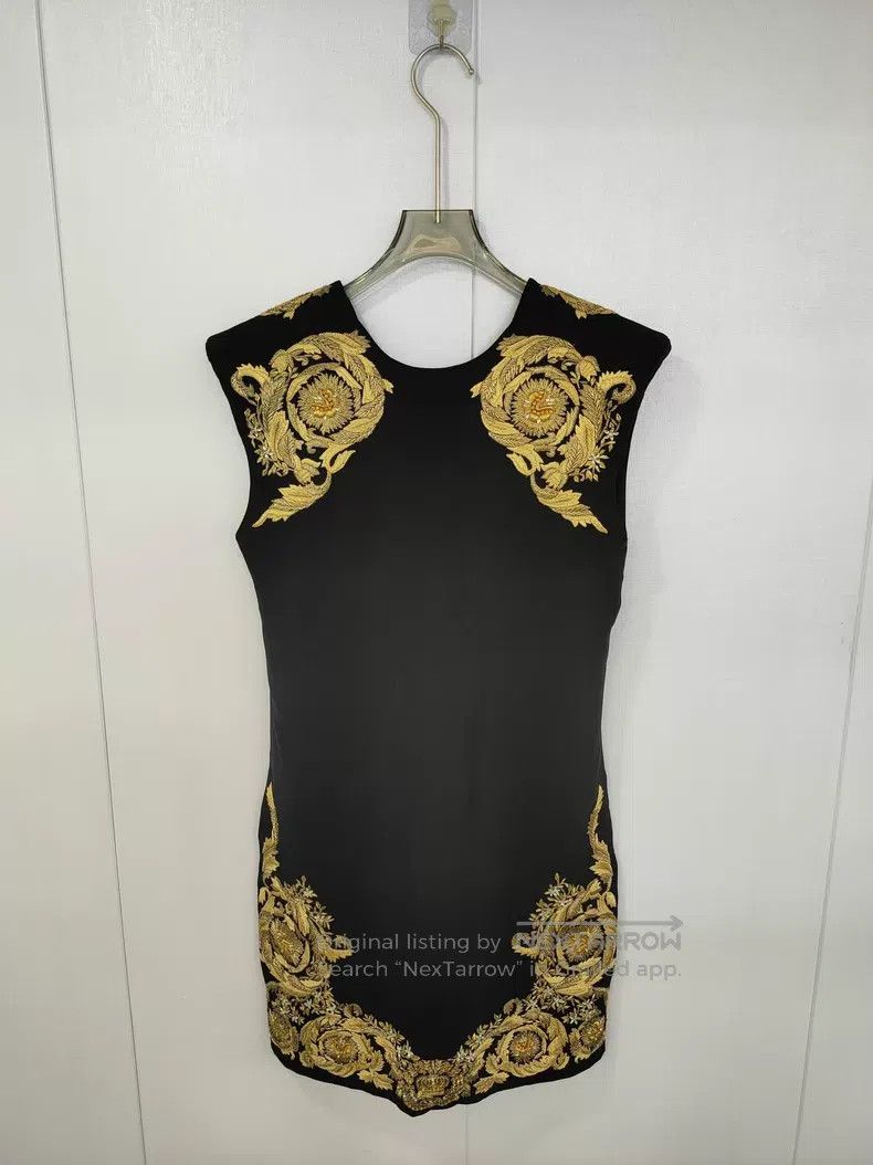 Versace Versace Sleeveless embroidered print midi skirt Size XS / US 0-2 / IT 36-38 - 1 Thumbnail
