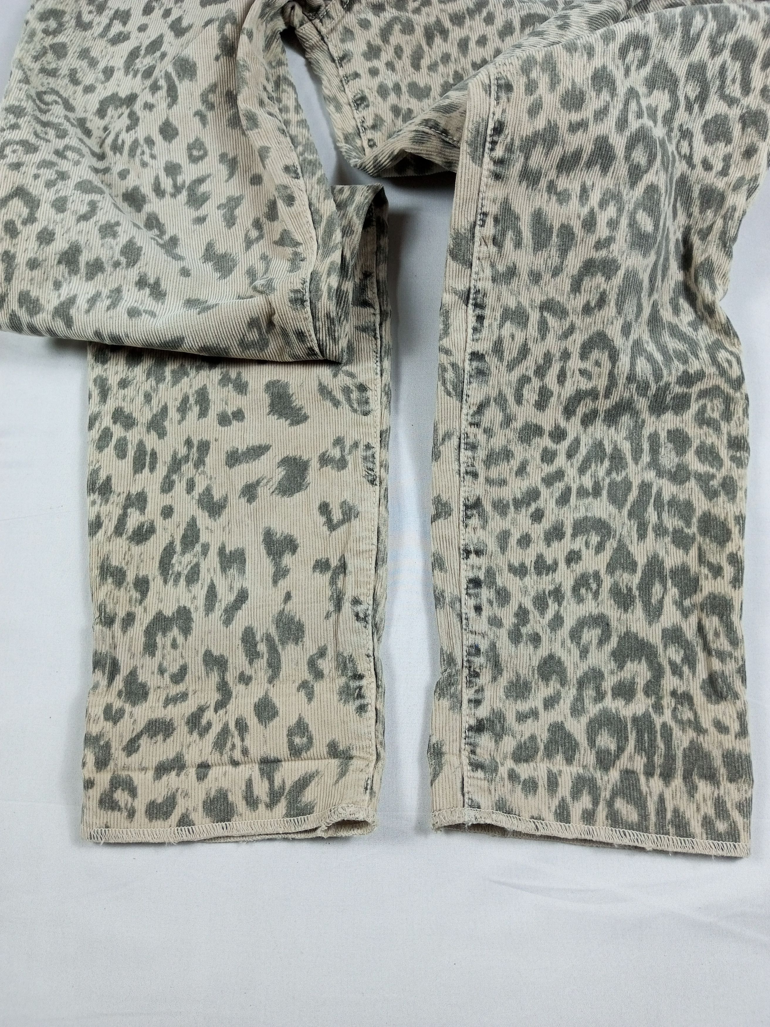 Current/Elliot Current Elliott Corduroy Leopard print punk amiri style Size US 30 / EU 46 - 15 Thumbnail