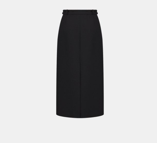 Dior o1w1db11124 Mid-Length Pencil Skirt in Black Size 27" / US 4 / IT 40 - 2 Thumbnail