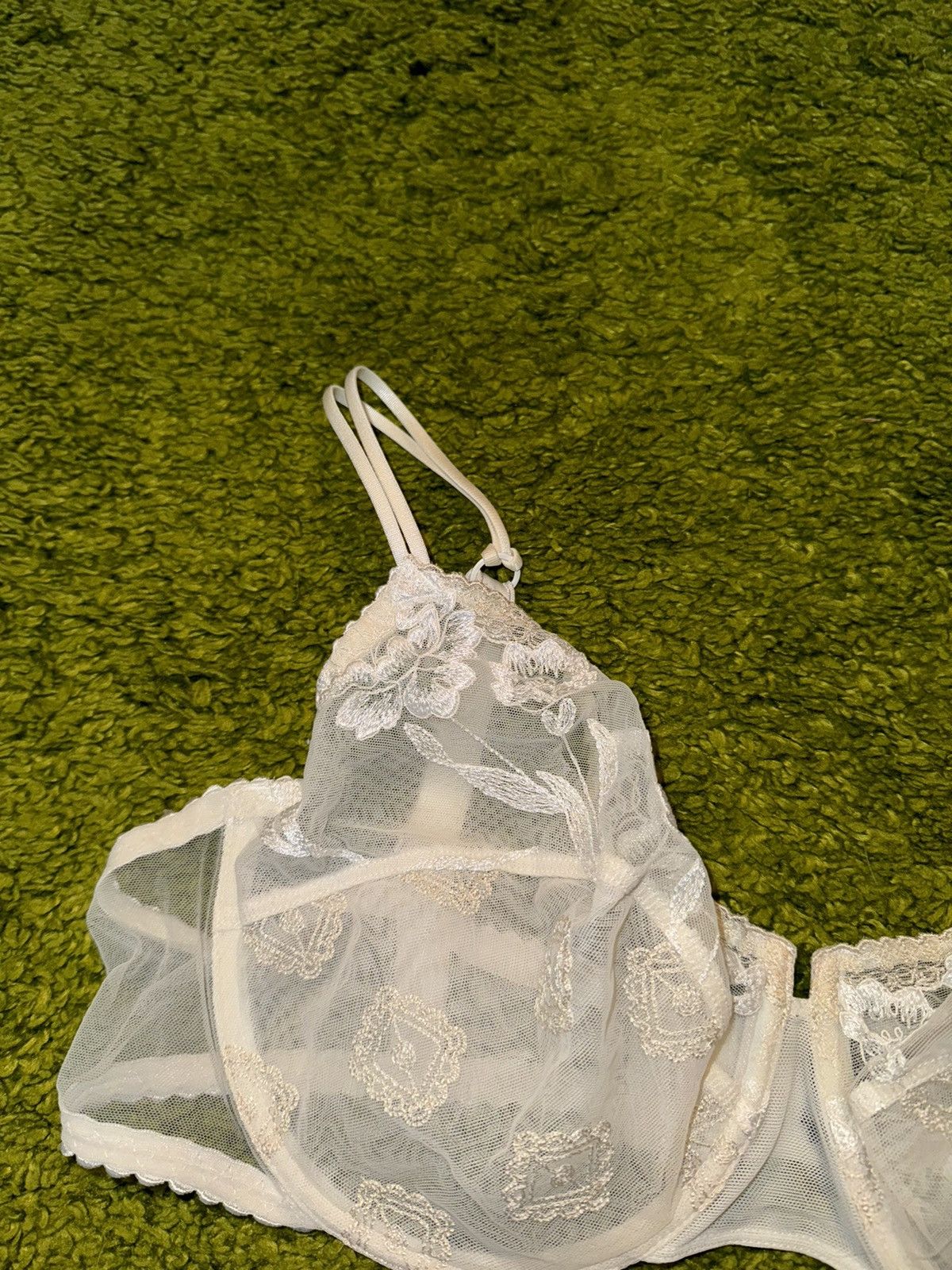 Designer × Vintage × Wolford Wolford mesh bra Size ONE SIZE - 3 Thumbnail