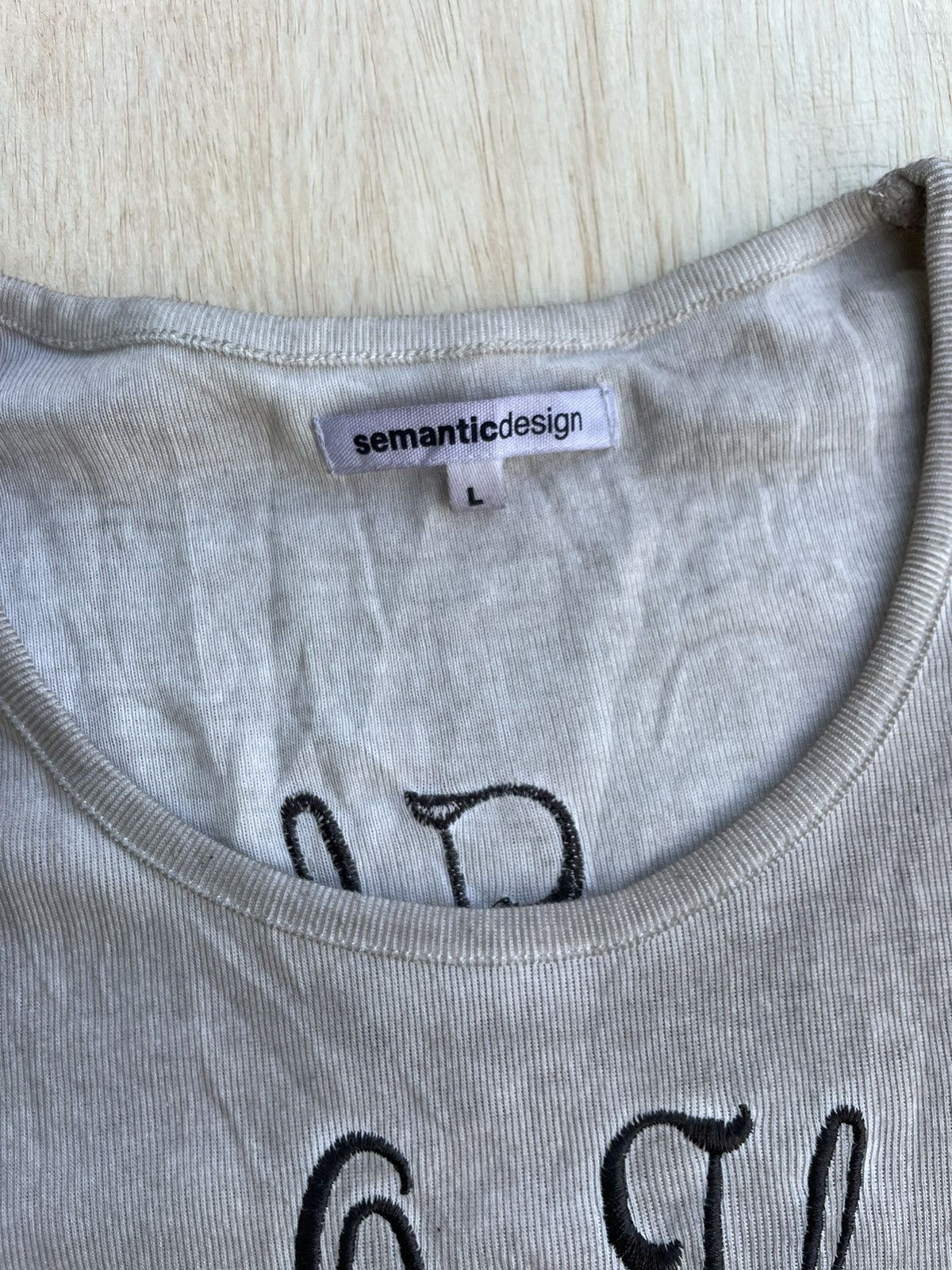 If Six Was Nine × Japanese Brand × semanticdesign Semantic Design ifsixwasnine Lgb Style Tshirt Size US L / EU 52-54 / 3 - 5 Thumbnail