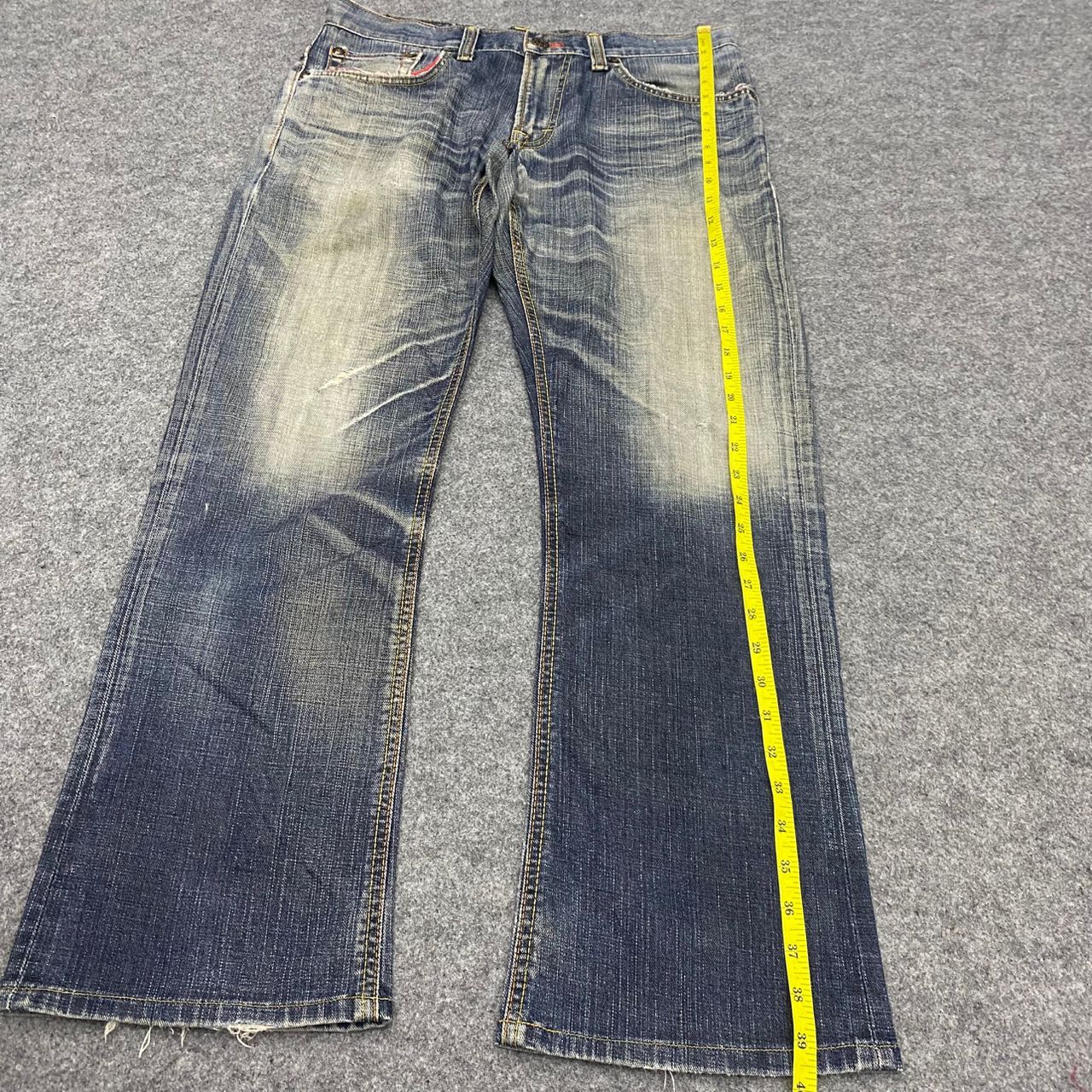 Edwin 💥Best Offer💥Vintage Edwin 512 Distressed Denim Size US 34 / EU 50 - 3 Thumbnail