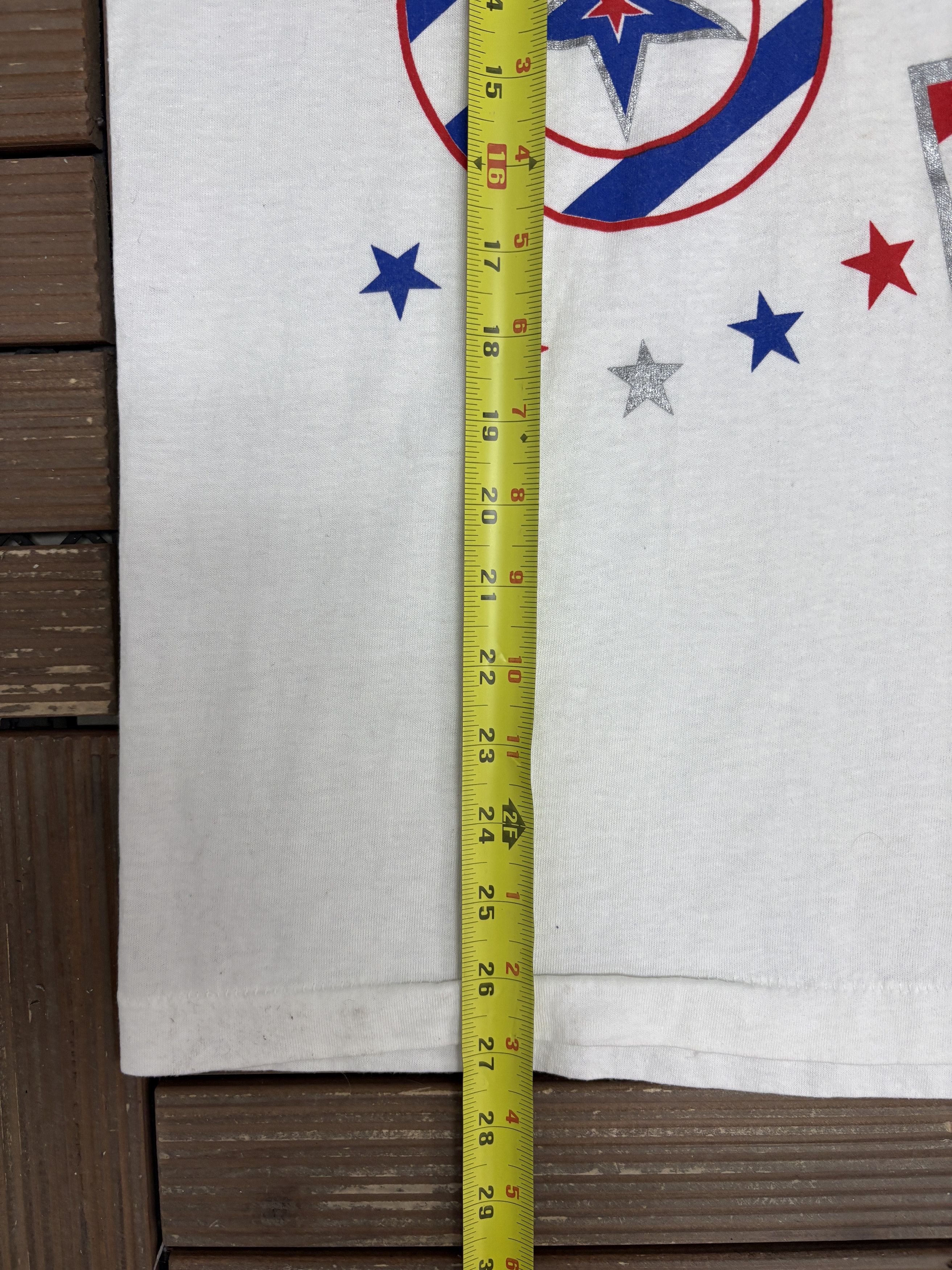 Vintage United States of America Big Print Vintage White T-Shirt Tee Size US XL / EU 56 / 4 - 8 Thumbnail