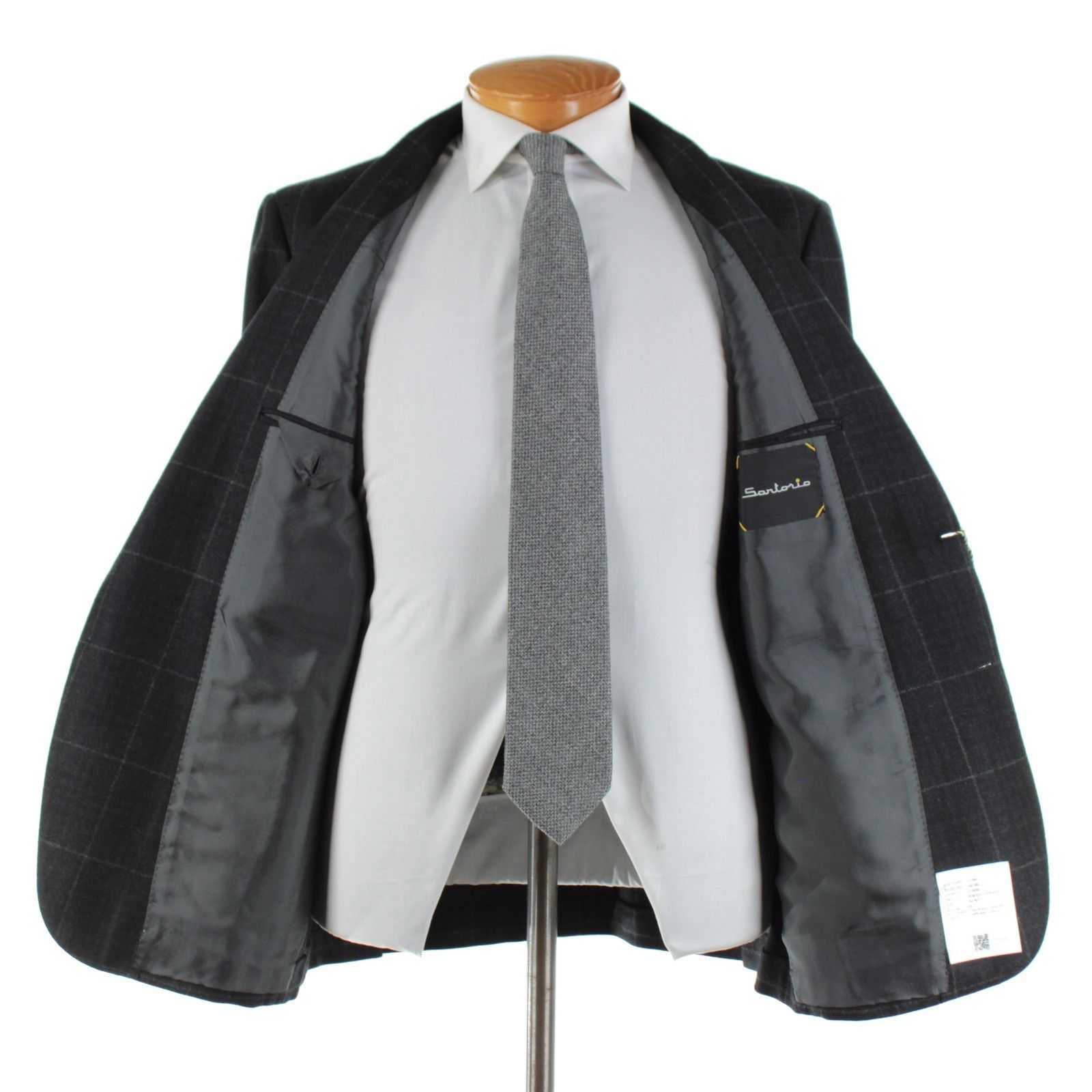 SARTORIO Sartorio Sport Coat Size 44 Regular US in Black Size 44R - 6 Thumbnail