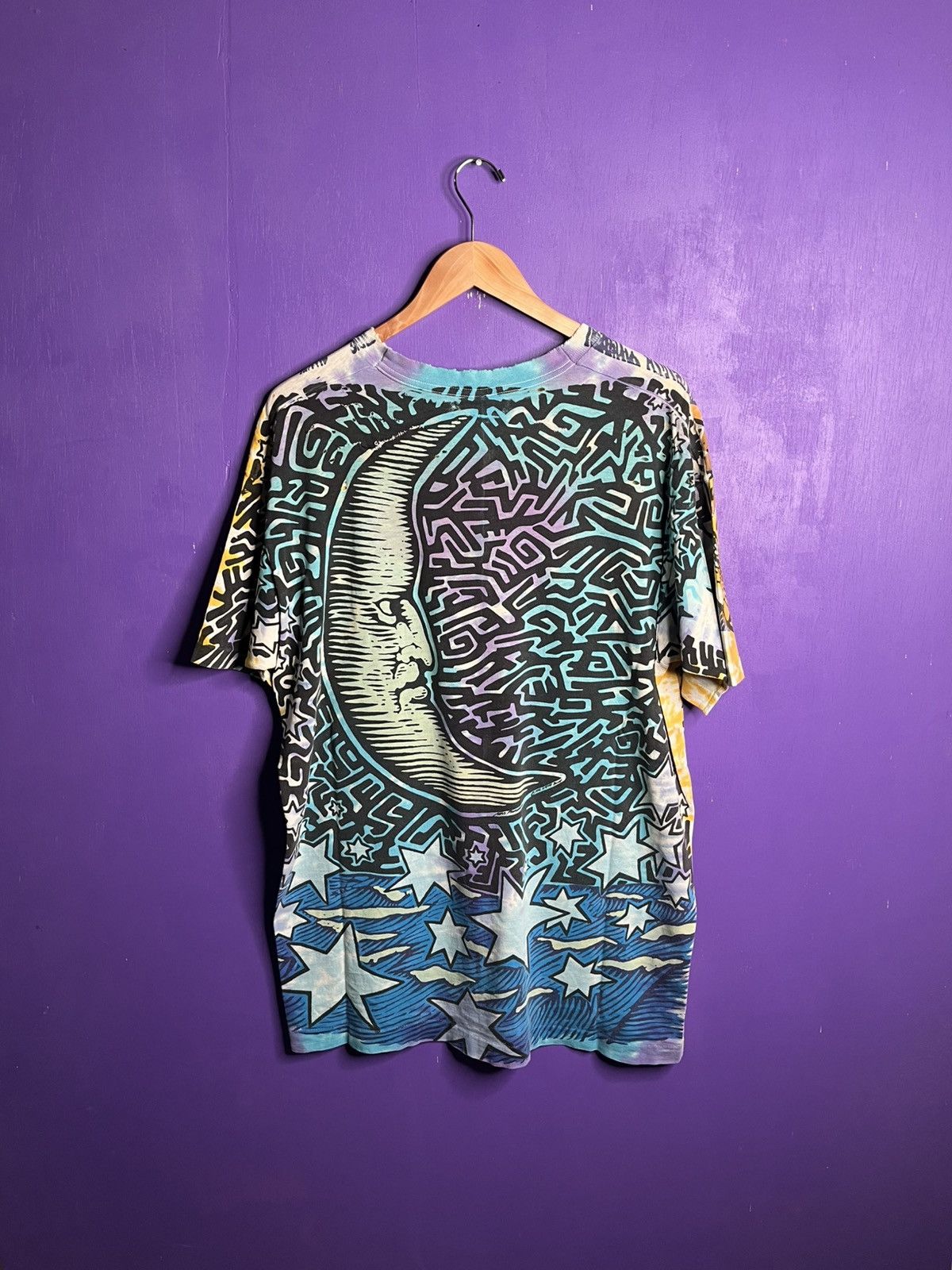 Liquid Blue × Vintage Vintage 90s Liquid blue sun/moon AOP t-shirt Size US XL / EU 56 / 4 - 2 Thumbnail
