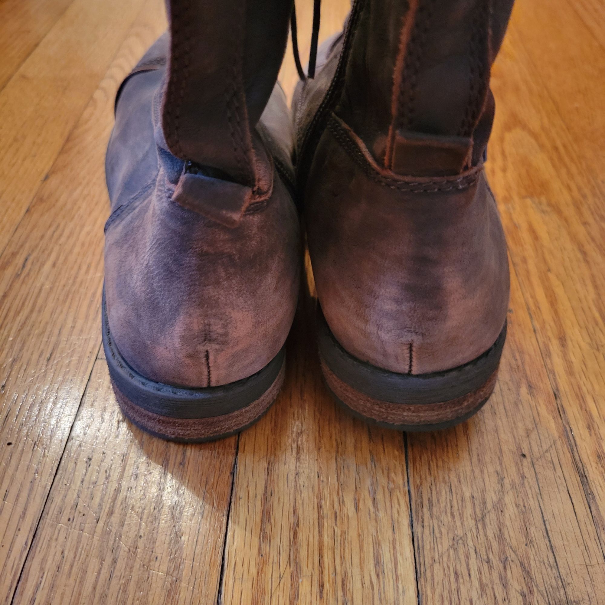 Lucky Brand Lucky Brand RIA Tall Brown Leather Field Riding Boots Lace U Size US 7 / IT 37 - 3 Thumbnail