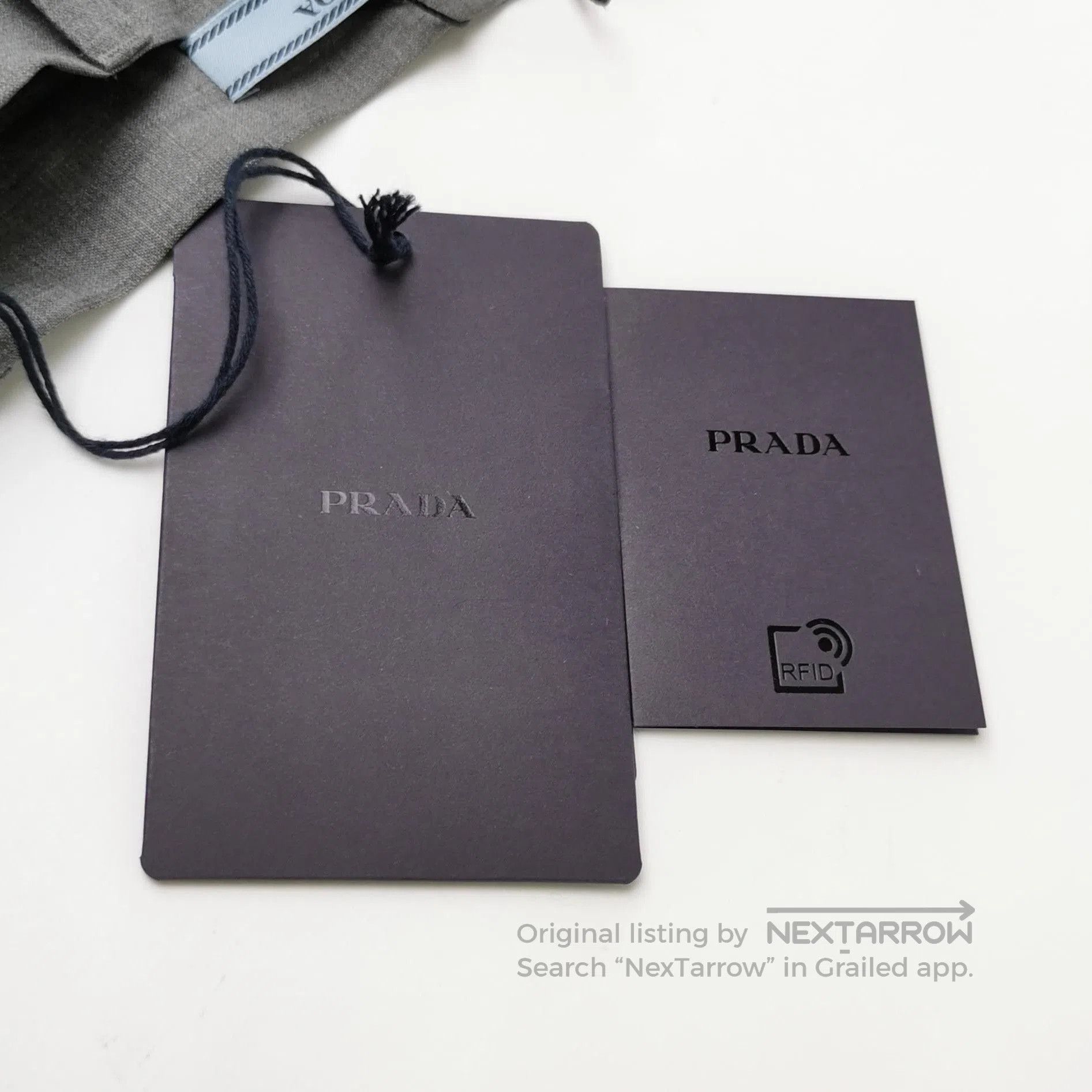 Prada Gray Wool Gathered Midi Skirt .
