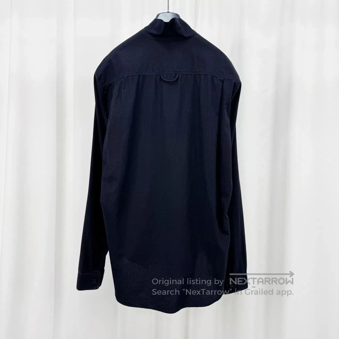 Rick Owens damir doma long sleeve shirt in dark color. Size US M / EU 48-50 / 2 - 2 Thumbnail