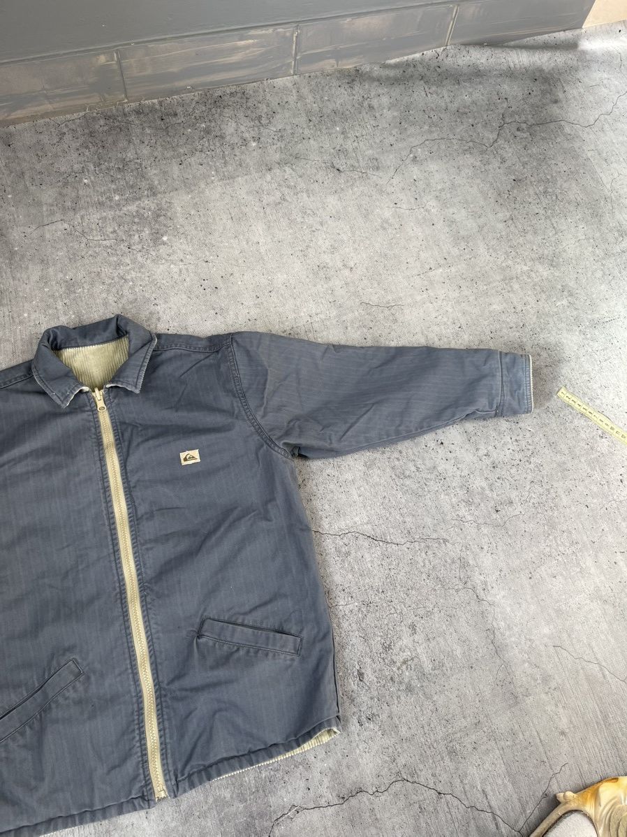 Quiksilver Vintage Quiksilver Big Logo Two Sided Corduroy Y2K Jacket Size US XS / EU 42 / 0 - 7 Thumbnail