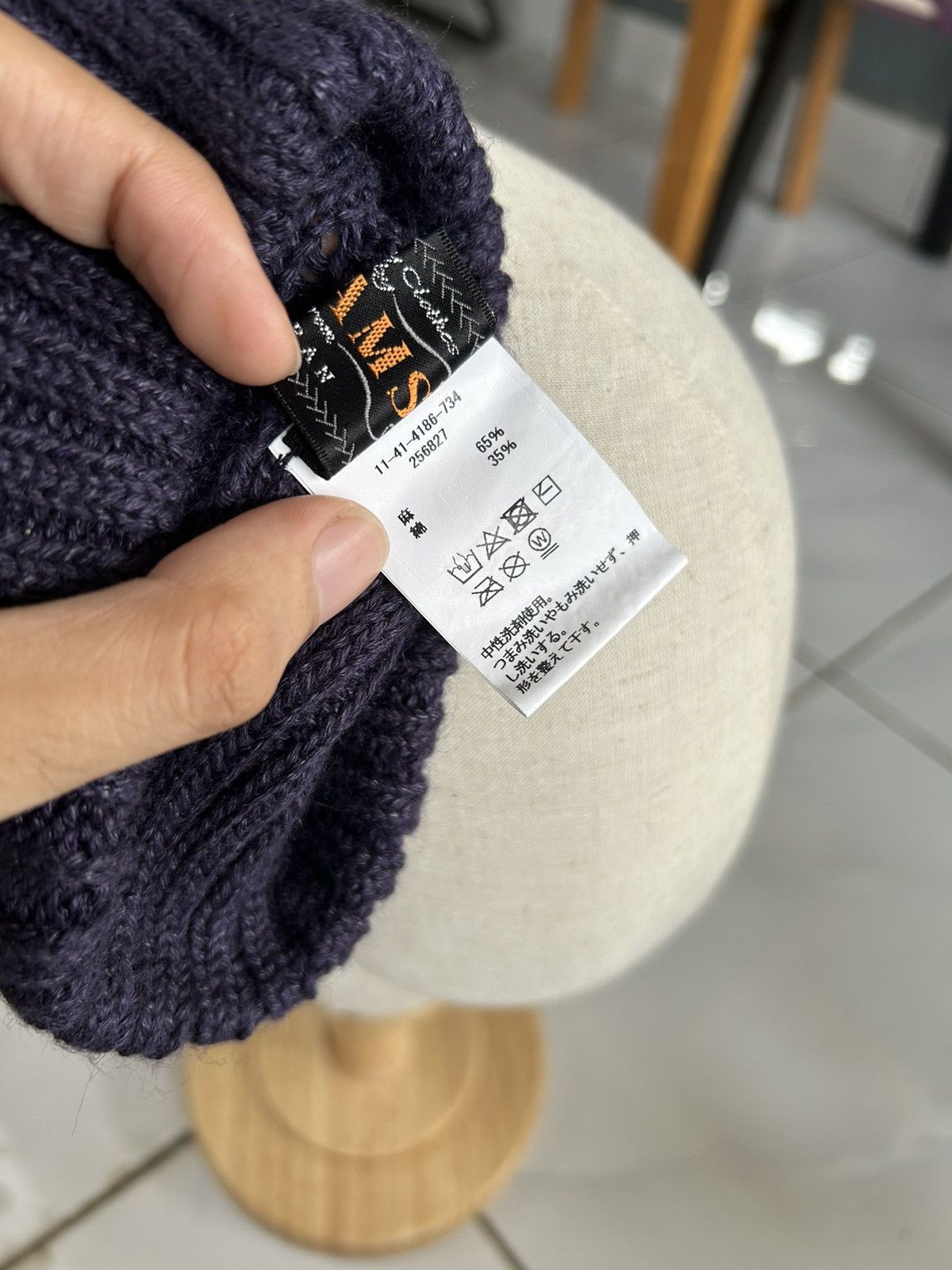 Japanese Brand × Kapital × Vintage BEAMS Made in Japan Knitted Beanie Hats 🎌☠️ Size ONE SIZE - 4 Thumbnail