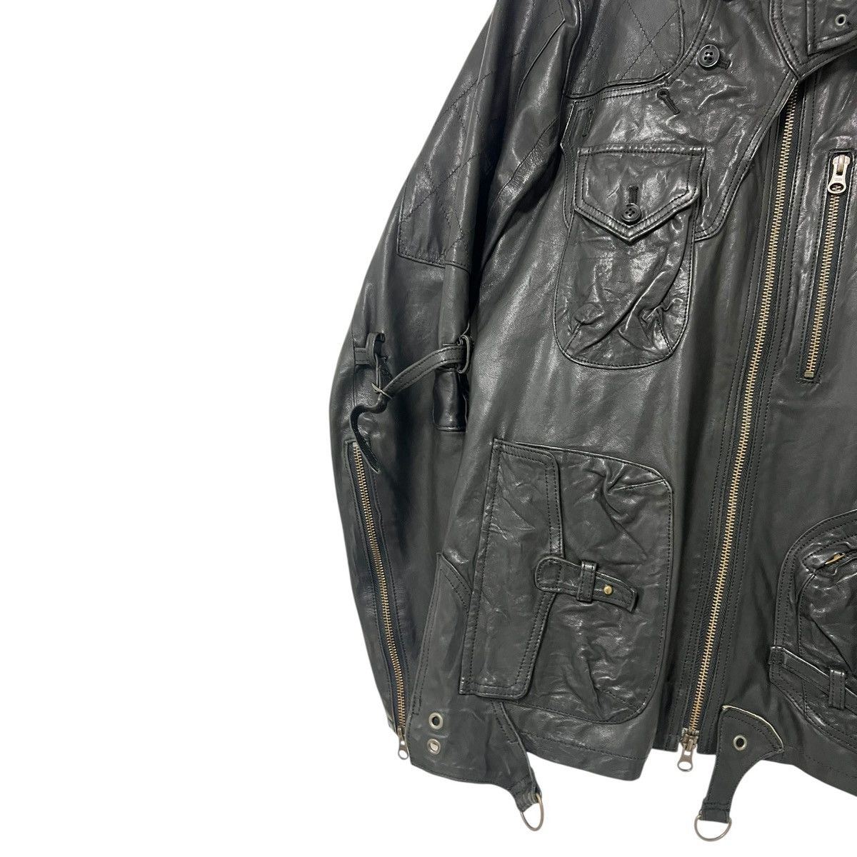 Share Spirit Homme Share spirit gasmask leather jacket Size US M / EU 48-50 / 2 - 3 Thumbnail