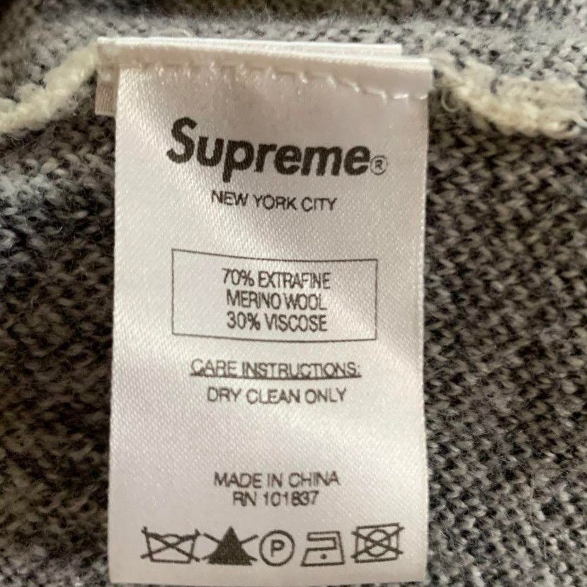 Supreme Supreme Newsprint Sweater FW18 Size US M / EU 48-50 / 2 - 8 Thumbnail