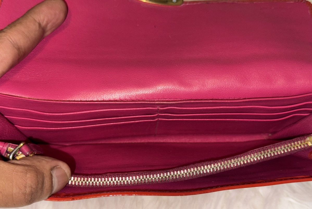 Prada Prada Bicolor Leather Long Wallet Size ONE SIZE - 6 Thumbnail