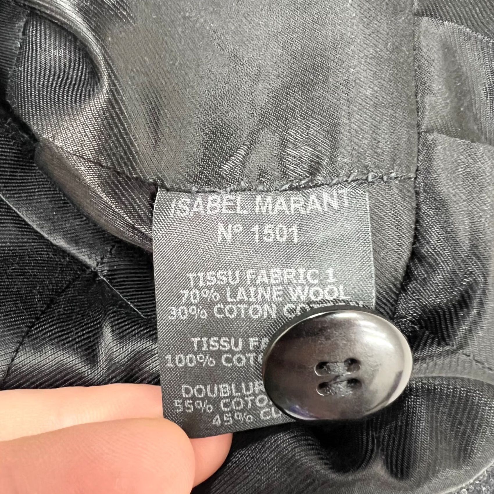 Isabel Marant VINTAGE Isabel Marant Zoya Coat Wool Jacket Women's S Gray Wool Jacket Isabel Marant Zoya 90s Womens Size S / US 4 / IT 40 - 7 Thumbnail