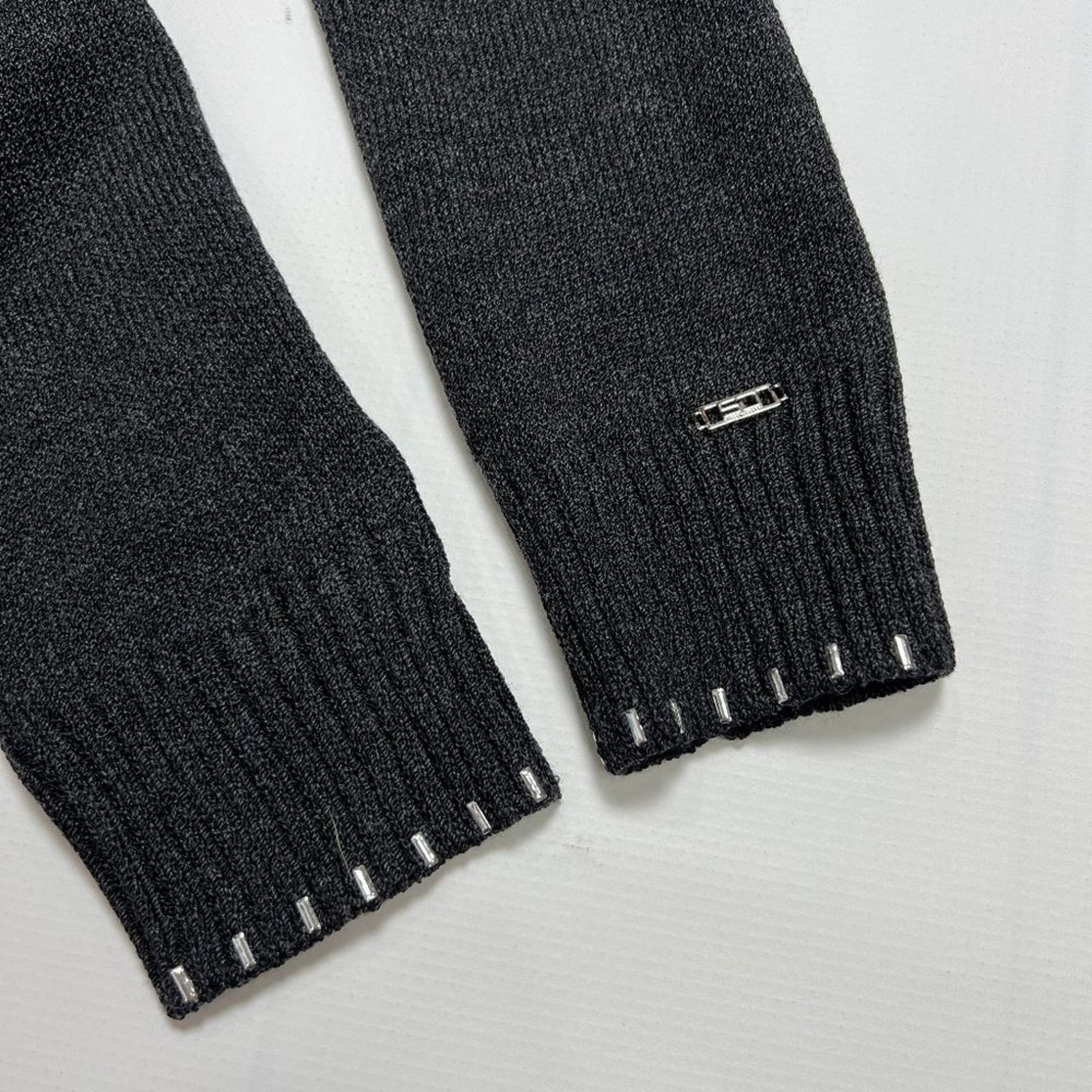 Other St. John Sport Marie Gray Wool Cardigan Studded S Size S / US 4 / IT 40 - 7 Thumbnail