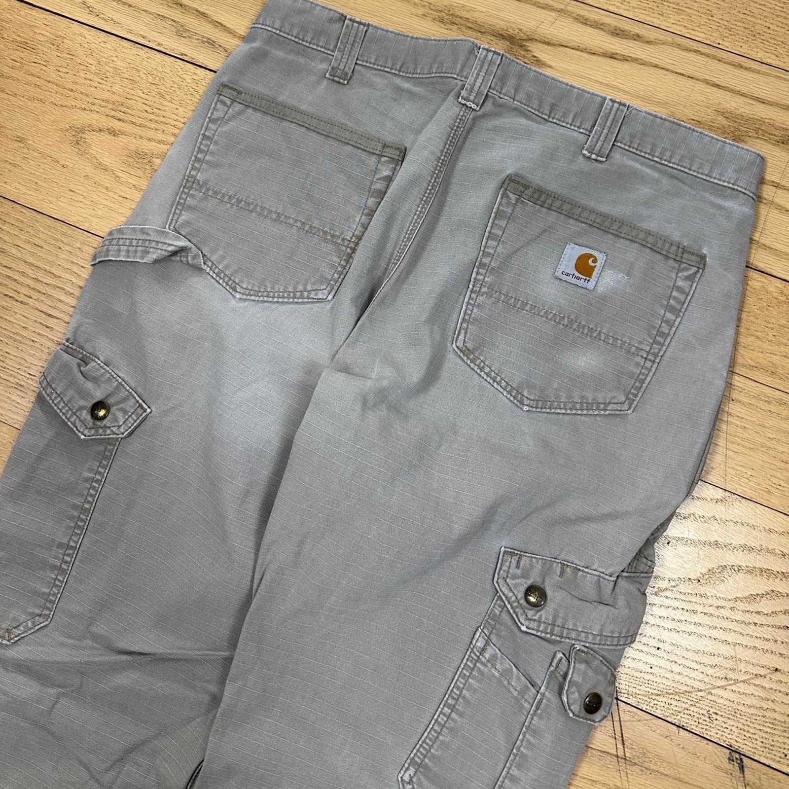 Carhartt × Vintage Vintage Carhartt Canvas Cargo Pants Size US 34 / EU 50 - 4 Thumbnail