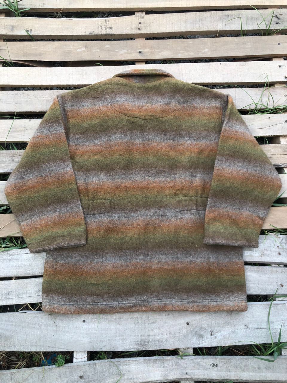 Vintage Vintage Red Cliff Stripe Wool Jacket Size US M / EU 48-50 / 2 - 2 Thumbnail