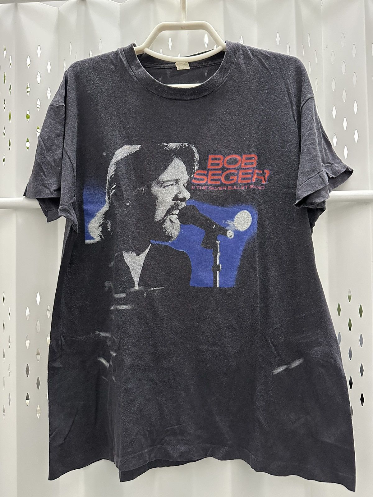 Band Tees Vintage 80’s Bob Seger and The Silver Bullet Band Tshi Size US L / EU 52-54 / 3 - 1 Thumbnail