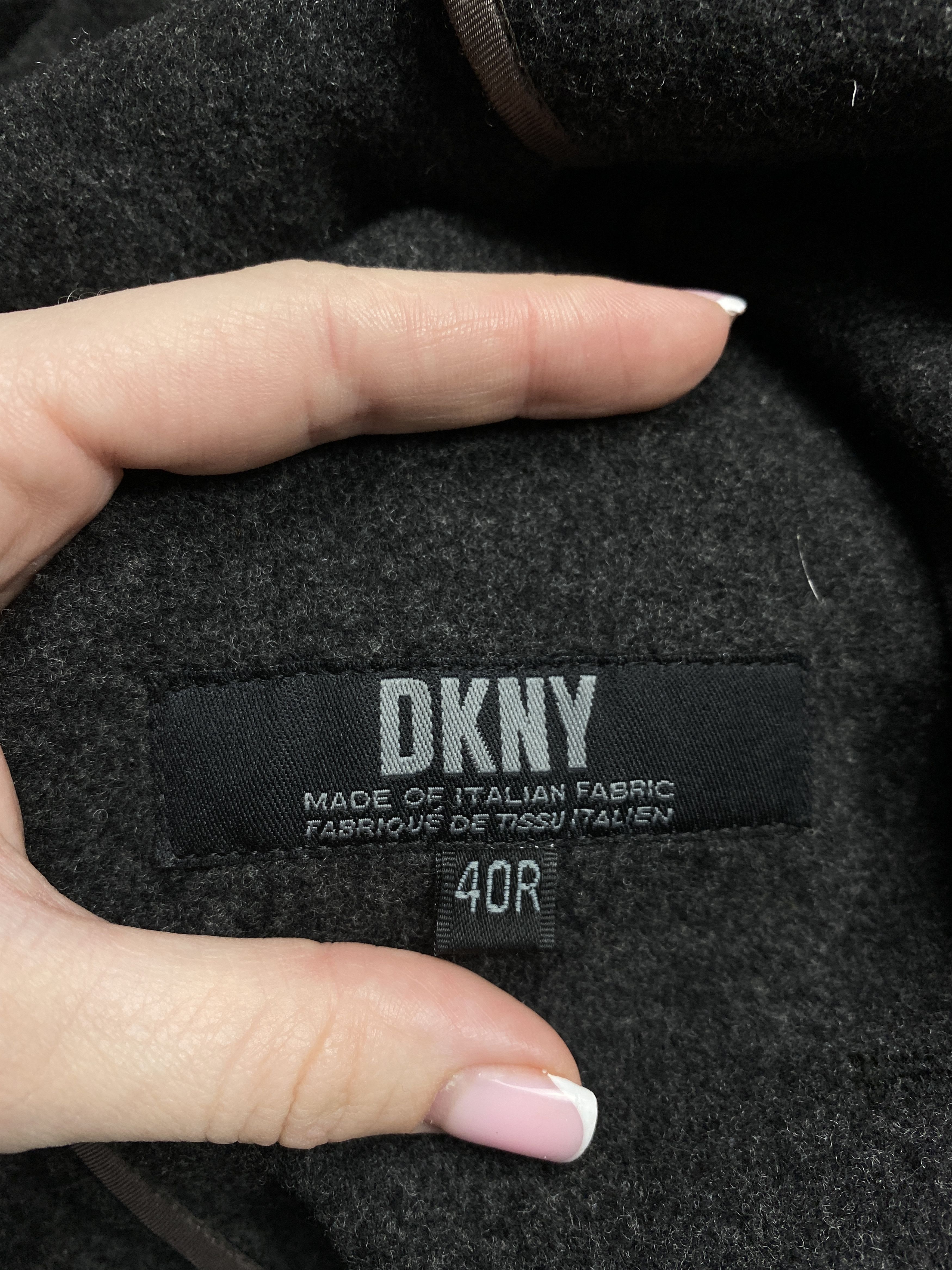 DKNY × Vintage DKNY Mens Cashmere Wool Coat Jacket Size US M / EU 48-50 / 2 - 5 Thumbnail