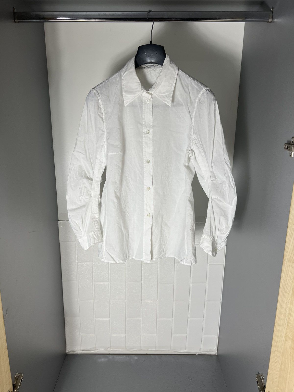 Ann Demeulemeester VERY RARE ANN DEMEULEMEESTER CLASSIC DESIGNER SHIRT LUXURY Size XS / US 0-2 / IT 36-38 - 1 Thumbnail